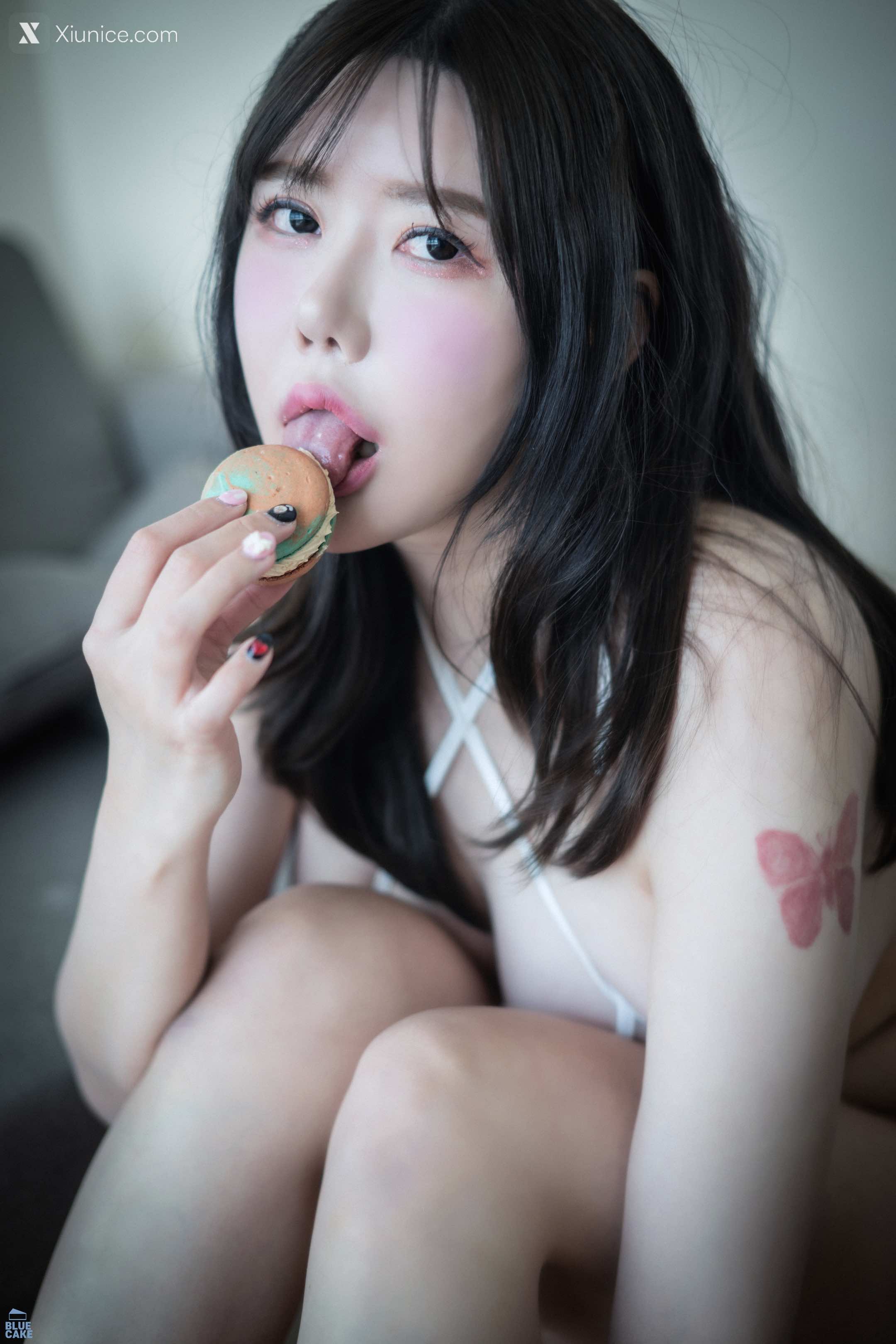 BLUECAKE SUA (지수아) – Vol.05 Nude Bikini White (RED+) 4K