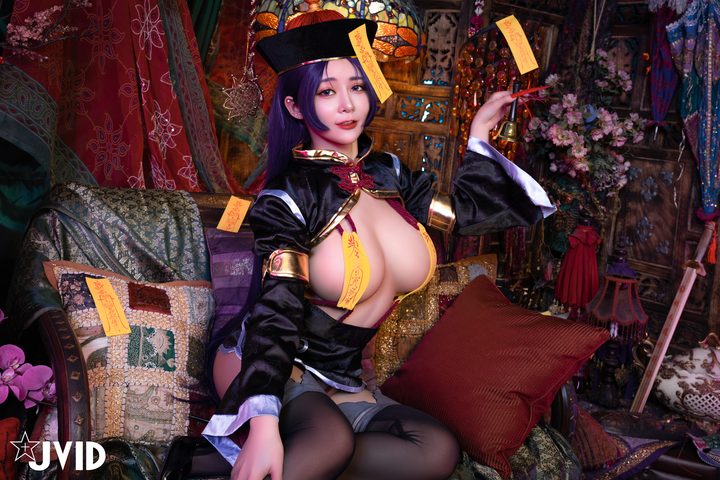 [JVID] 甜心幫 ღ 安希 – 菰蒲風動縱斜影，殭屍奶光安希膣得液滿