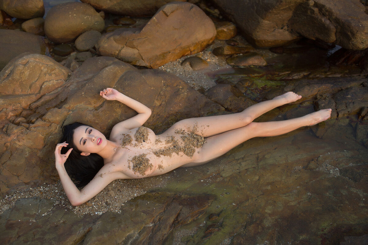 Private Photoshoot 黄可人 - 纯欲女神 户外海边私拍 Part05