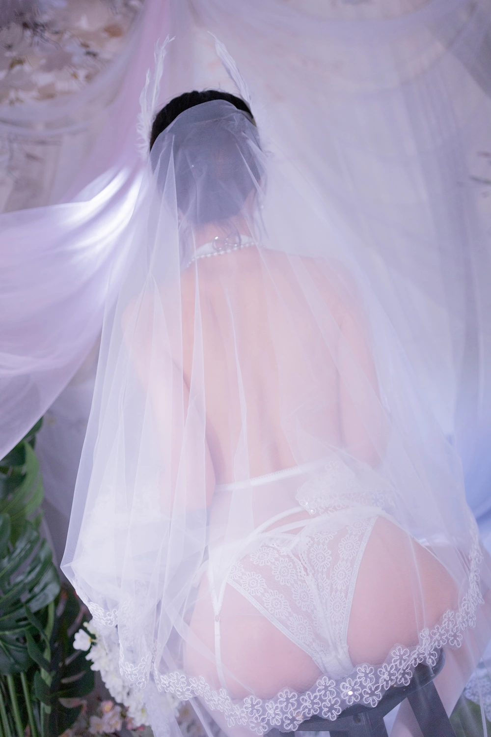 Cosplay 星黛鹿鹿 – 白丝花嫁