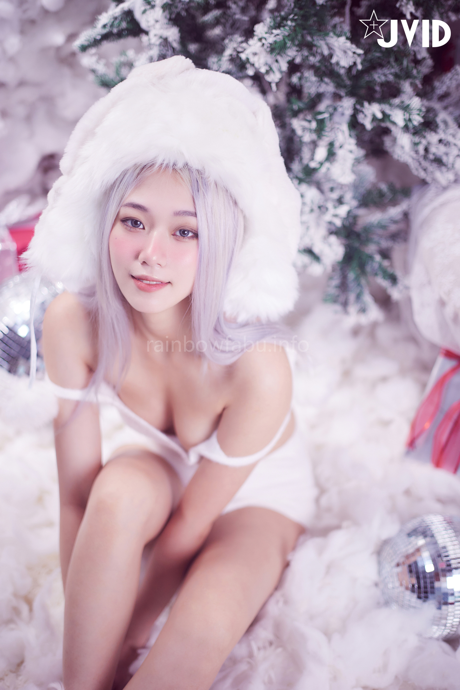 [JVID] Verna – 性感的愛死寂寞人雪女Verna陪你度過聖誕寒冬