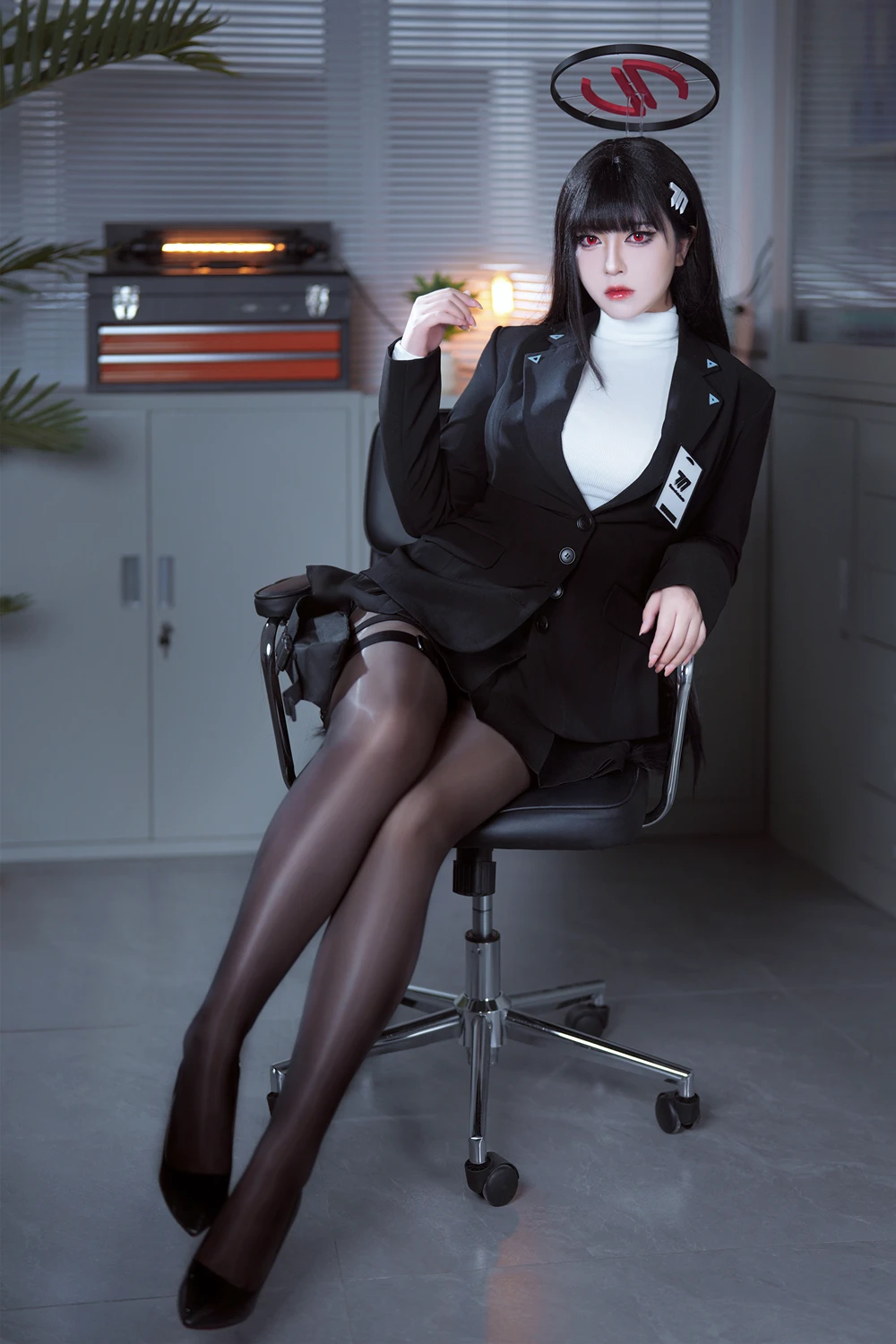 Cosplay 半半子Banbanko – 碧蓝档案 调月莉音