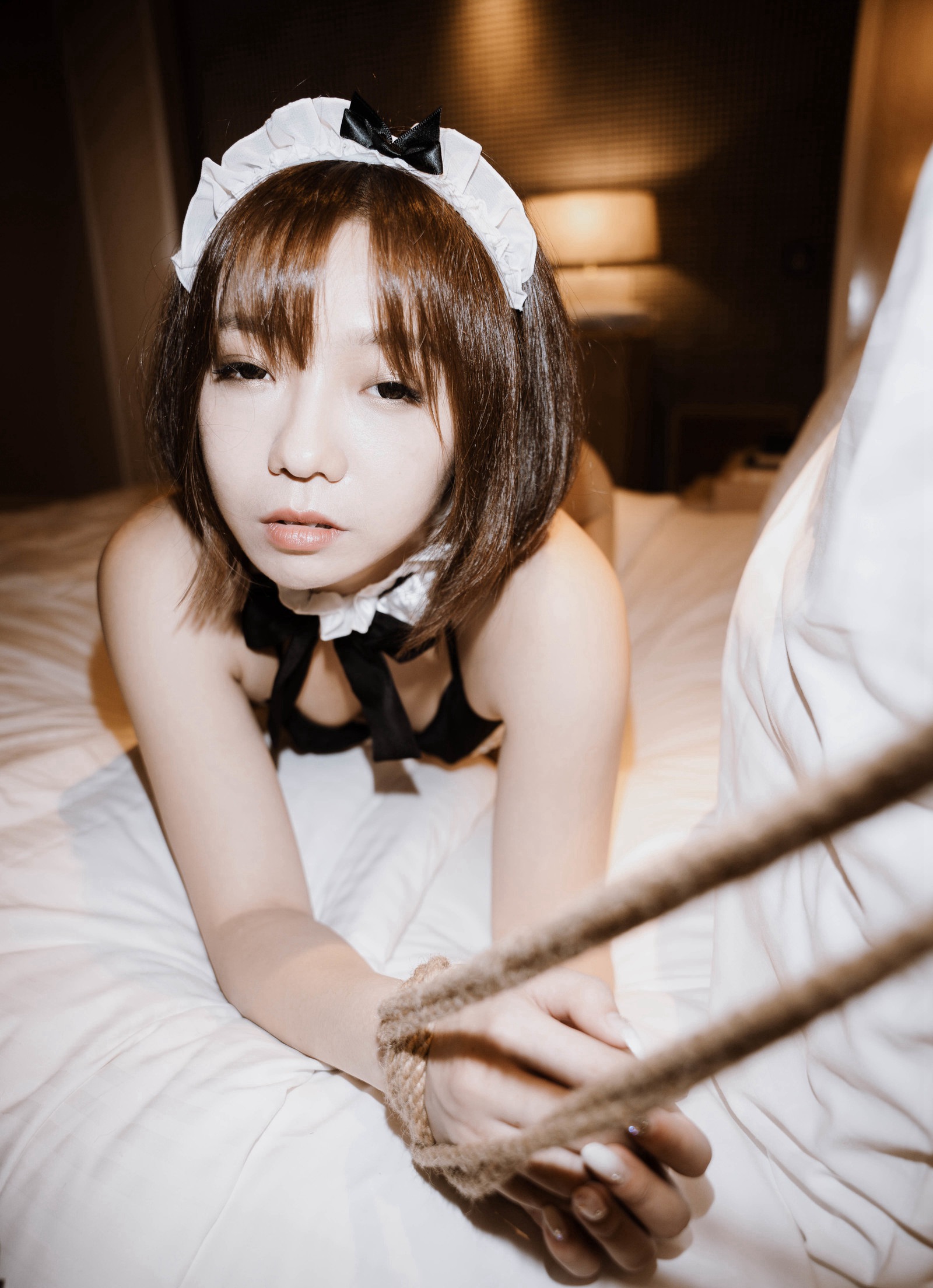[JVID] 雅捷 – 四點全開性玩物美尻鐘點女僕淫穴爆表