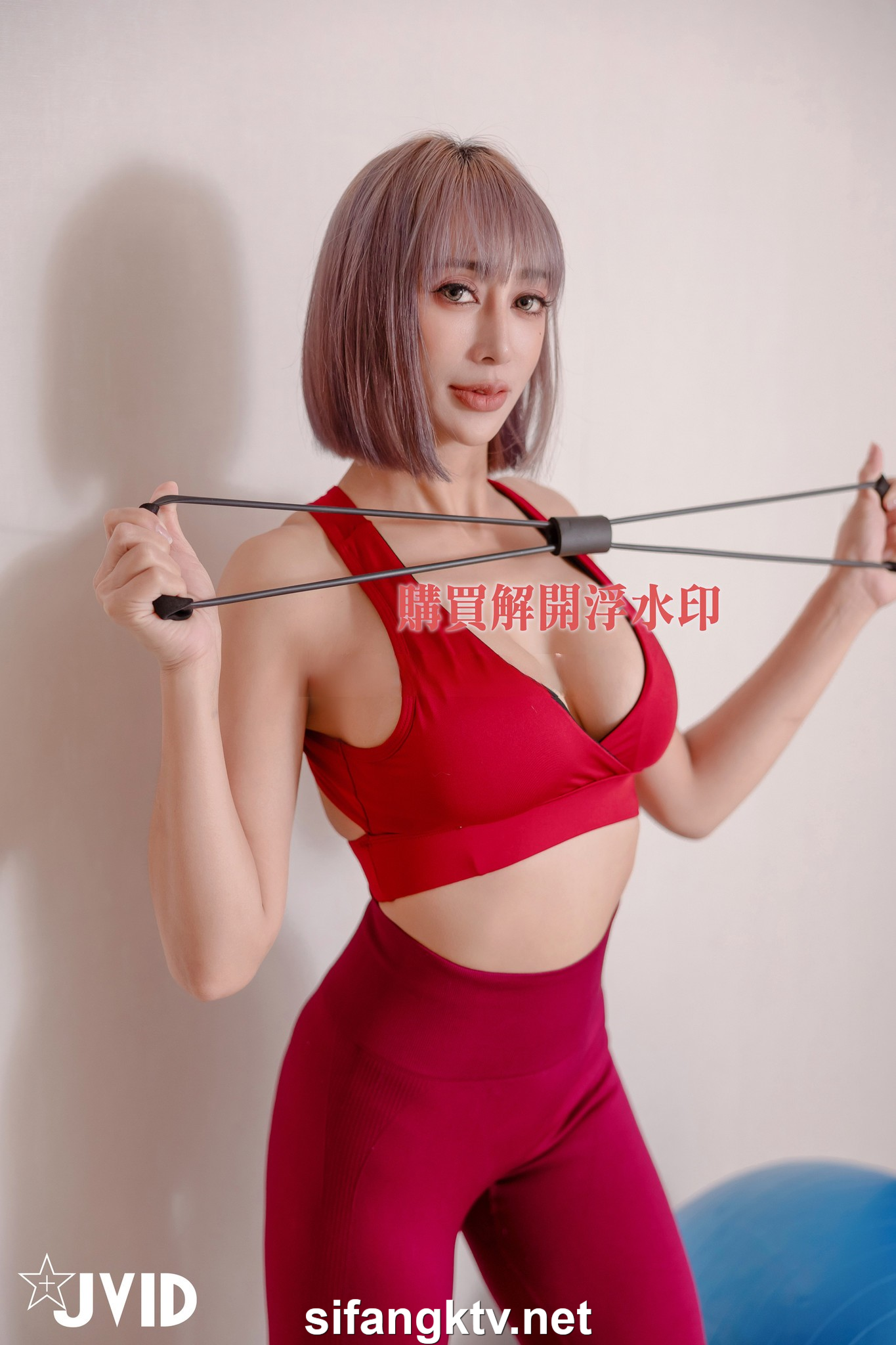 [JVID] Sharon 雪倫 – 健身學員 強制脫衣 特寫掰穴