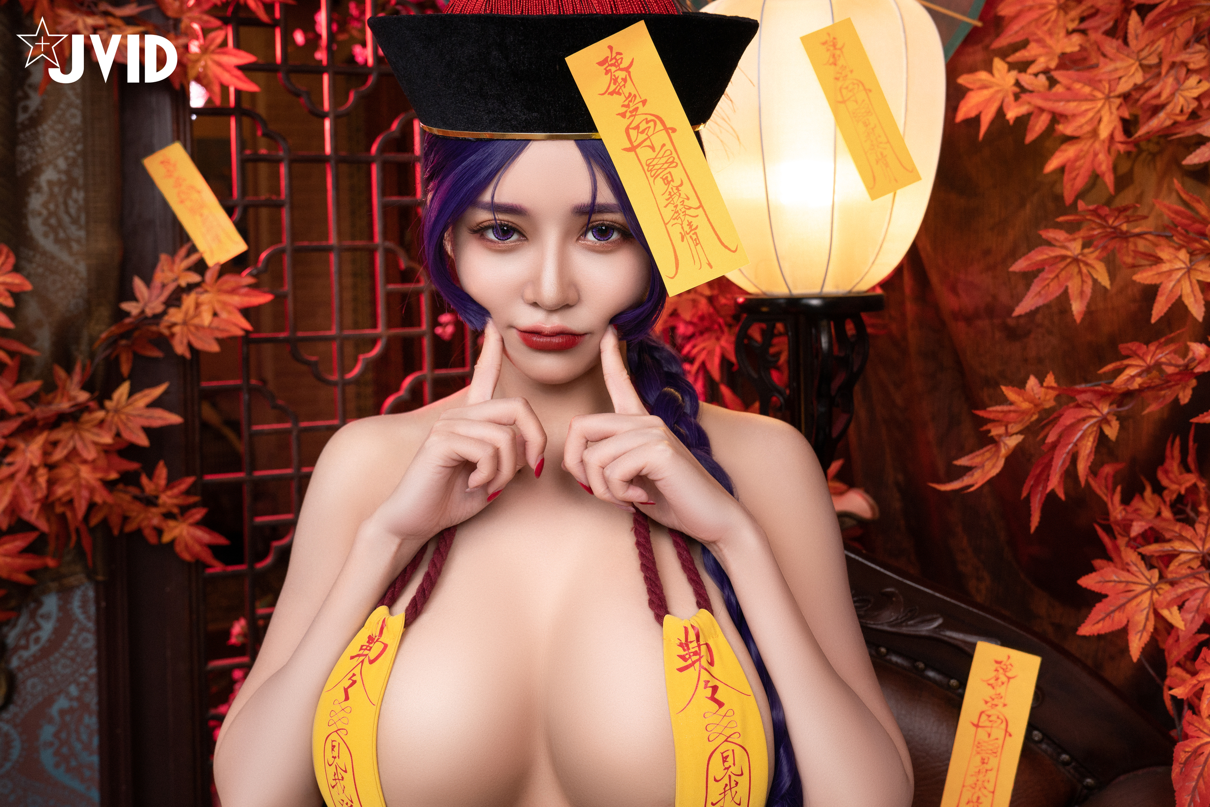 [JVID] 甜心幫 ღ 安希 – 菰蒲風動縱斜影，殭屍奶光安希膣得液滿