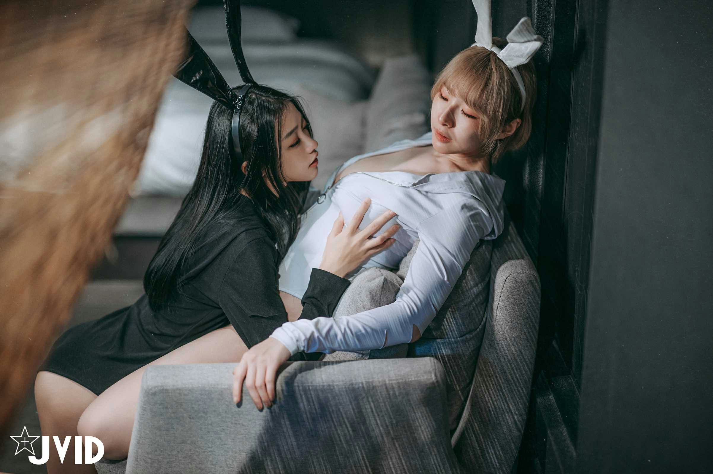 [JVID] 妍妍 Angel & 黎菲儿 – 色色的温泉之旅