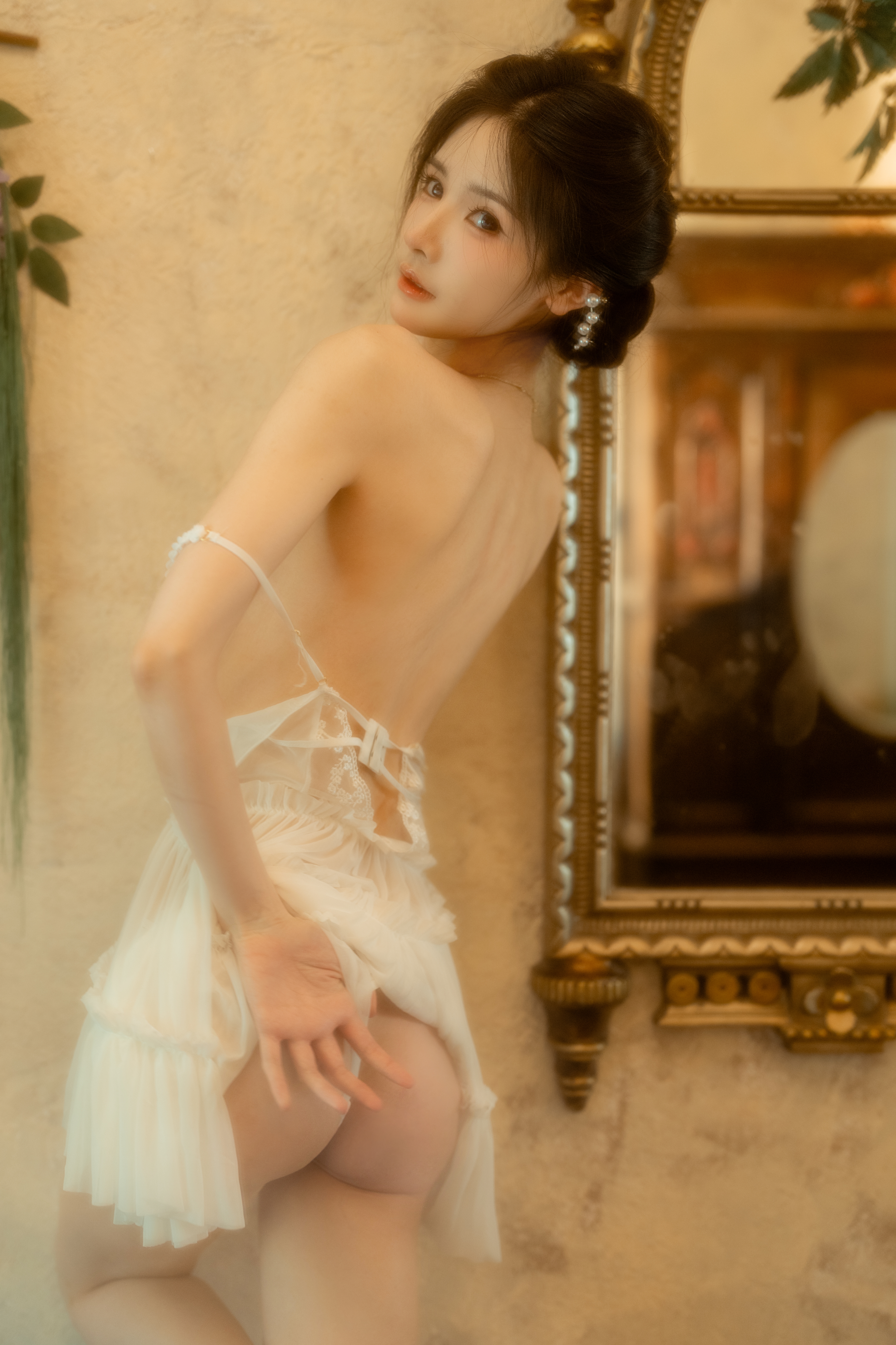 [Cosplay] 橙子喵酱 - 会员花絮 橙子小白裙