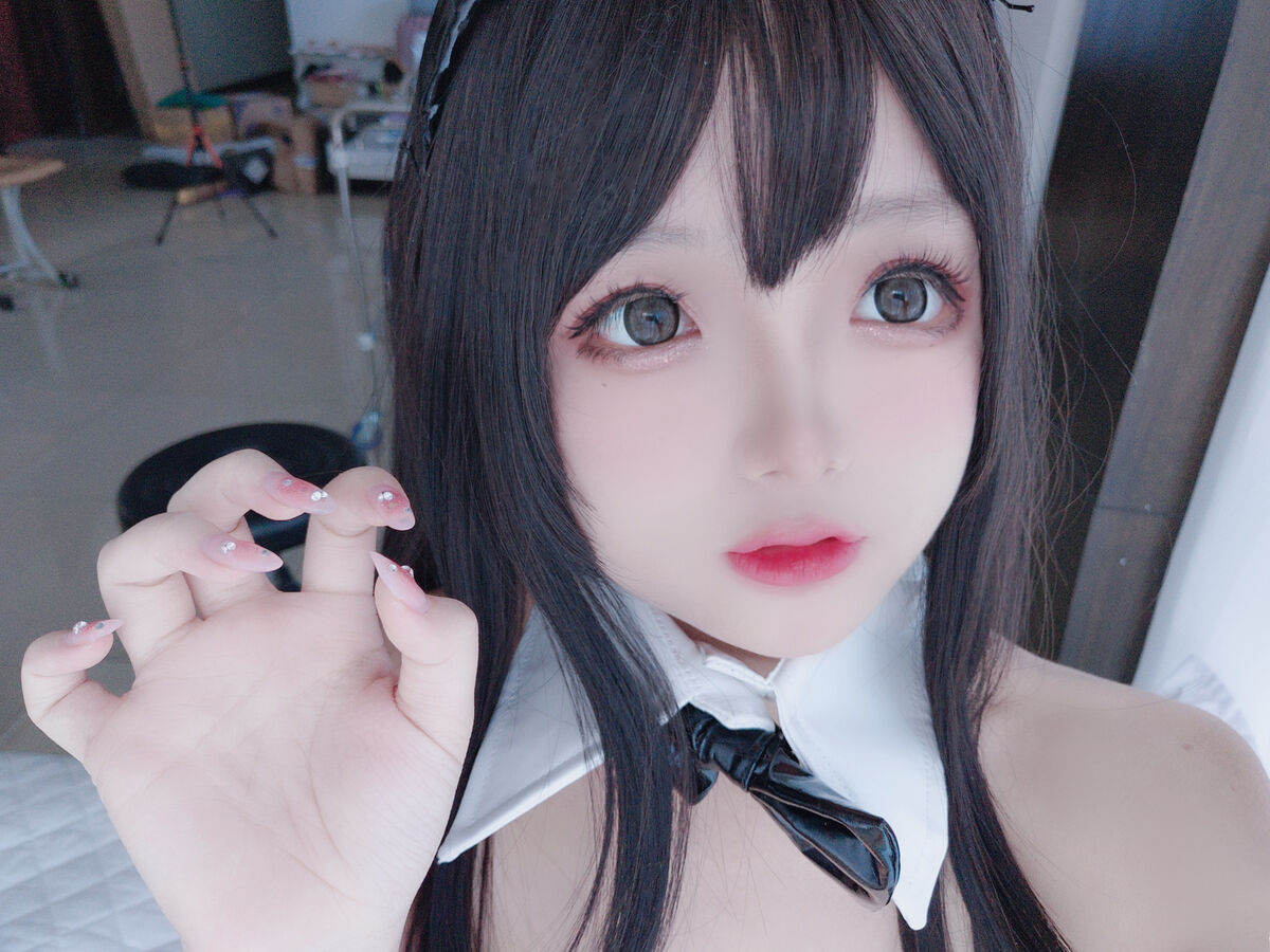 Coser@日奈娇 - 透明兔女郎自拍 36 Coser@日奈娇 - 透明兔女郎自拍