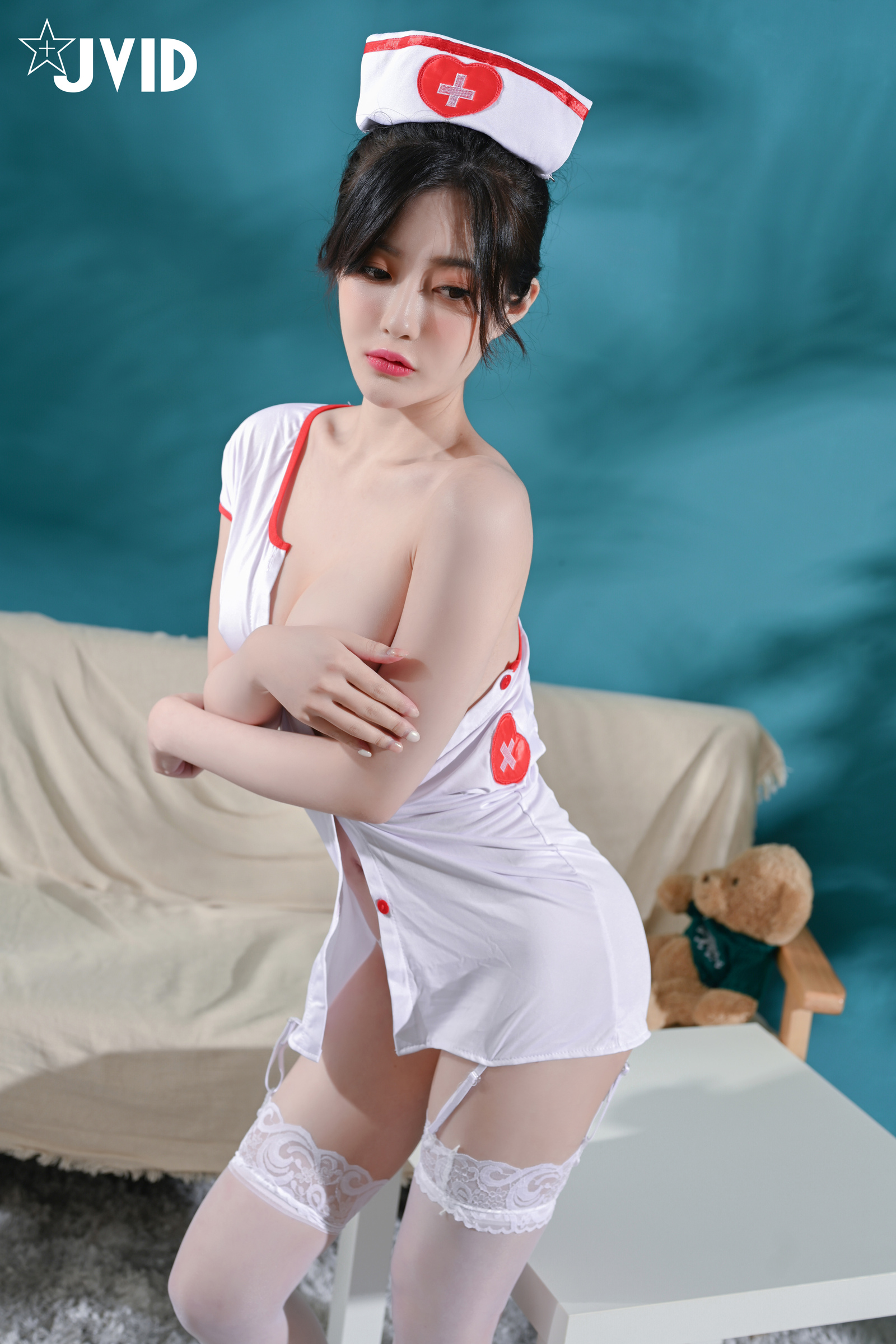 [JVID] 璃奈醬 – 打完疫苗是不是發燒酸痛痛？小護士璃奈醬全心陪伴照顧你!還沒輪到打疫苗超幹？沒關係璃奈醬腳開開給你在神鮑裡注入白色汁液
