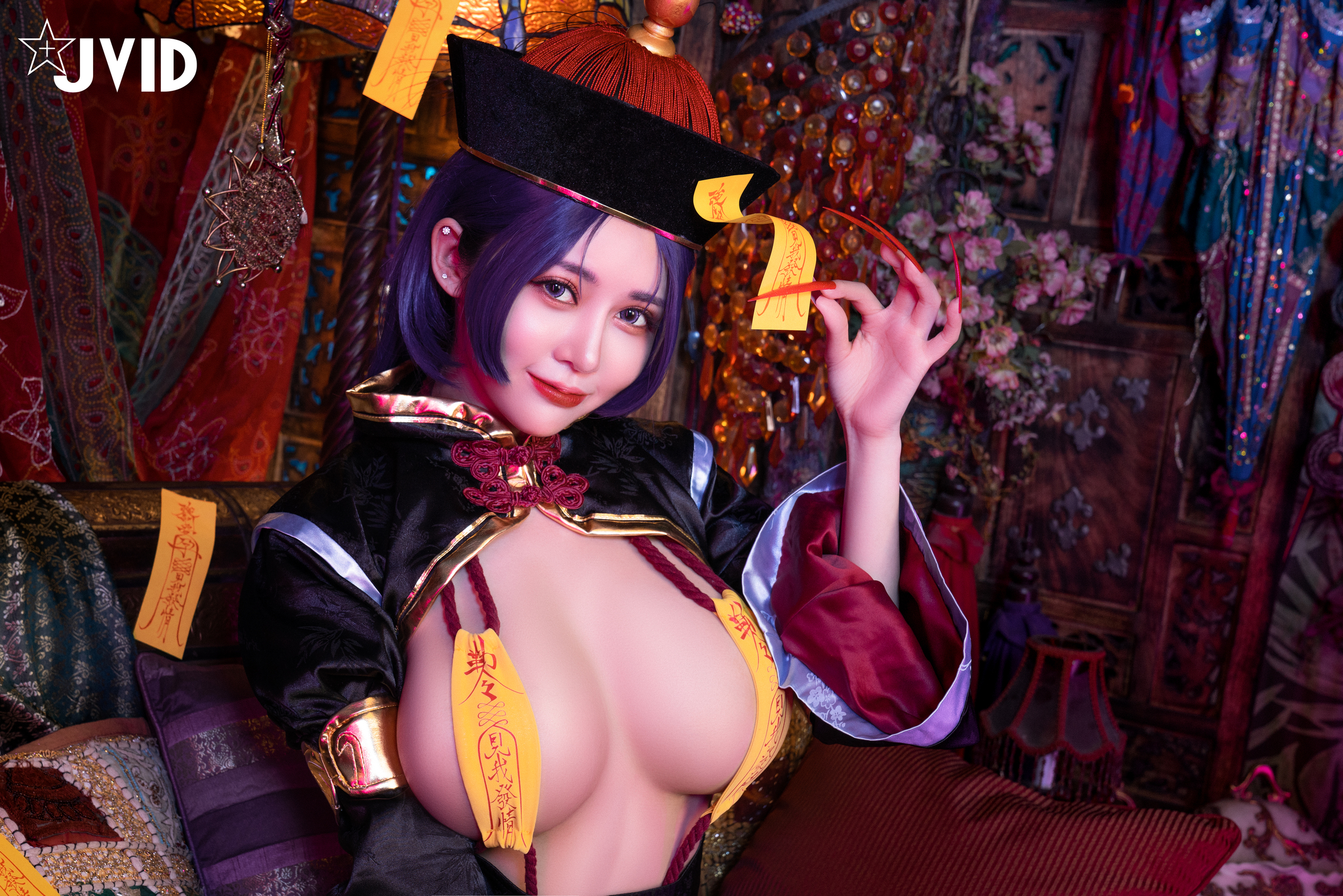 [JVID] 甜心幫 ღ 安希 – 菰蒲風動縱斜影，殭屍奶光安希膣得液滿