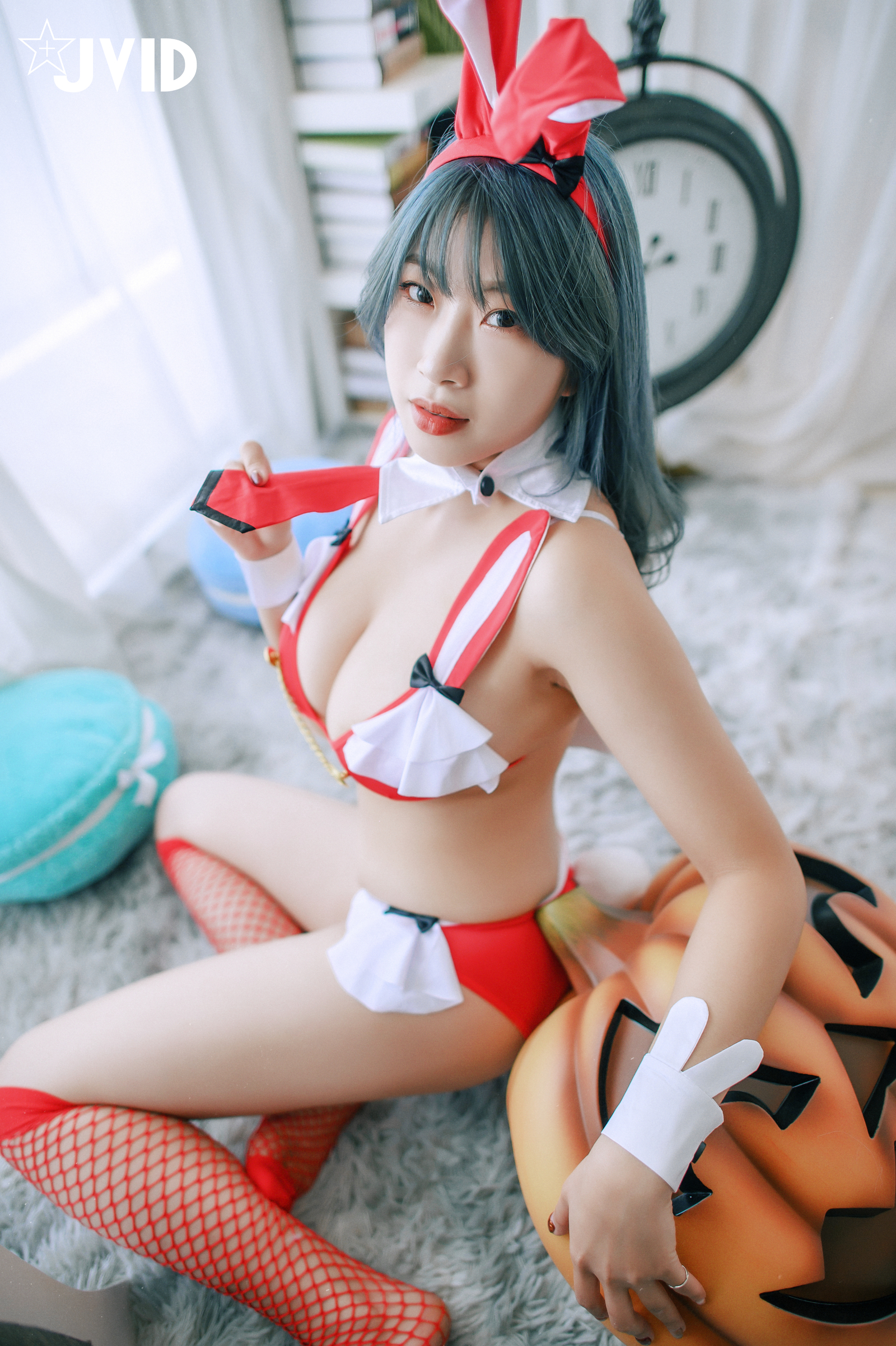 [JVID] 蜜雅 & 晨歆 – K與H的巨乳激烈床上運動㊙️不給糖就愛愛！