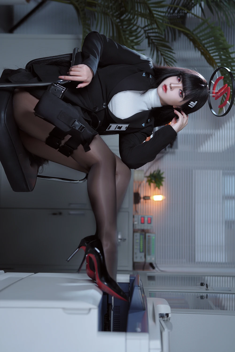 Cosplay 半半子Banbanko – 碧蓝档案 调月莉音
