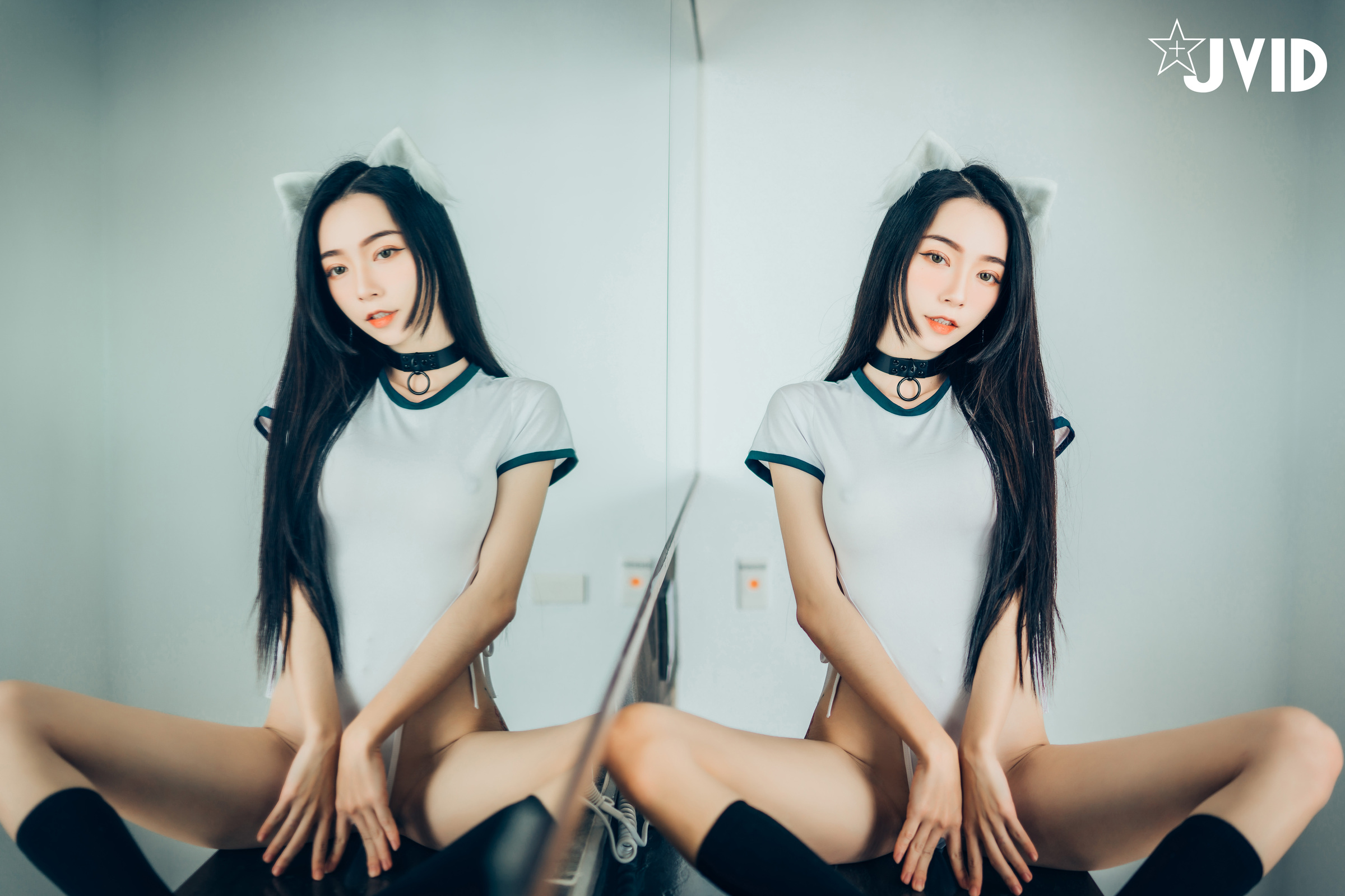[JVID] 飘飘 – 猫娘女友-全真空死库水女仆-足控-激凸透点