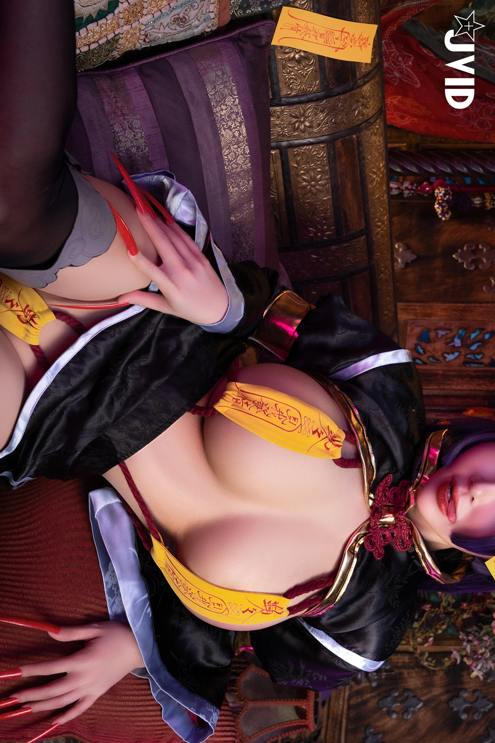 JVID 甜心幫 ღ 安希 – 菰蒲風動縱斜影，殭屍奶光安希膣得液滿