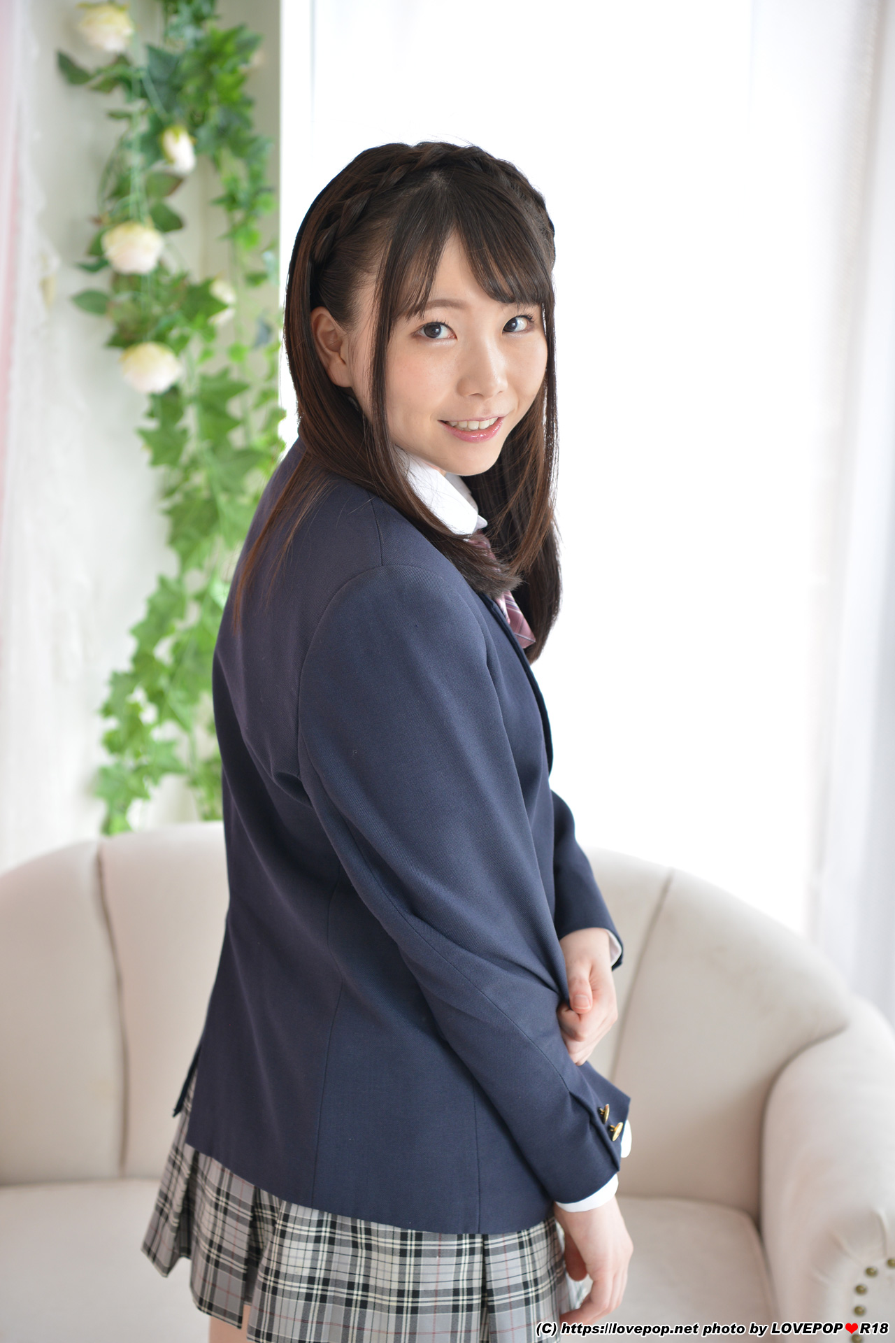 [Lovepop] Kozue Fujita 藤田こずえ - No.L-0690 Photoset #006 School Uniform (Blazer)