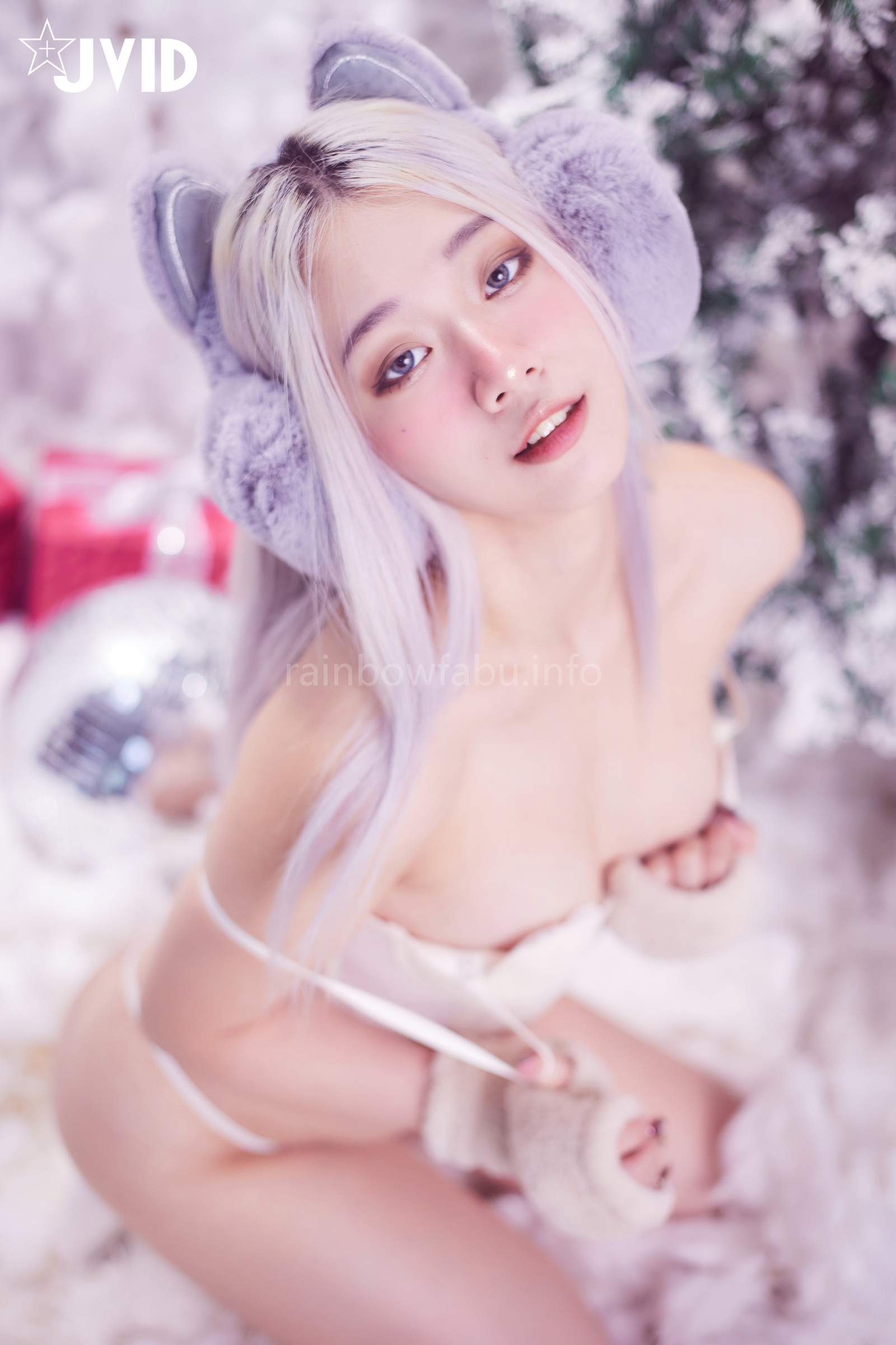 [JVID] Verna – 性感的愛死寂寞人雪女Verna陪你度過聖誕寒冬