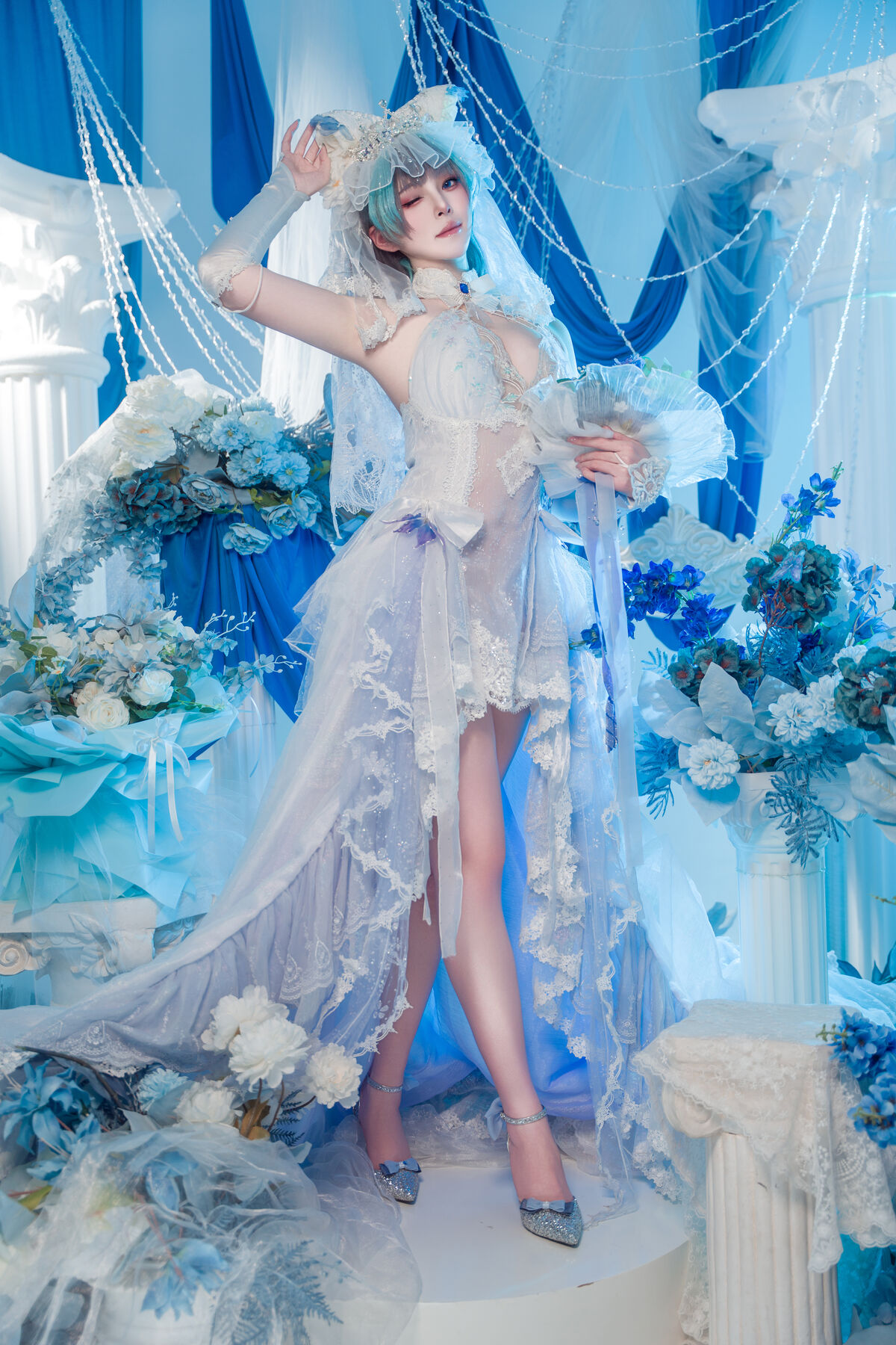 Coser@Natsuko夏夏子 - 碧蓝航线 柴郡婚纱