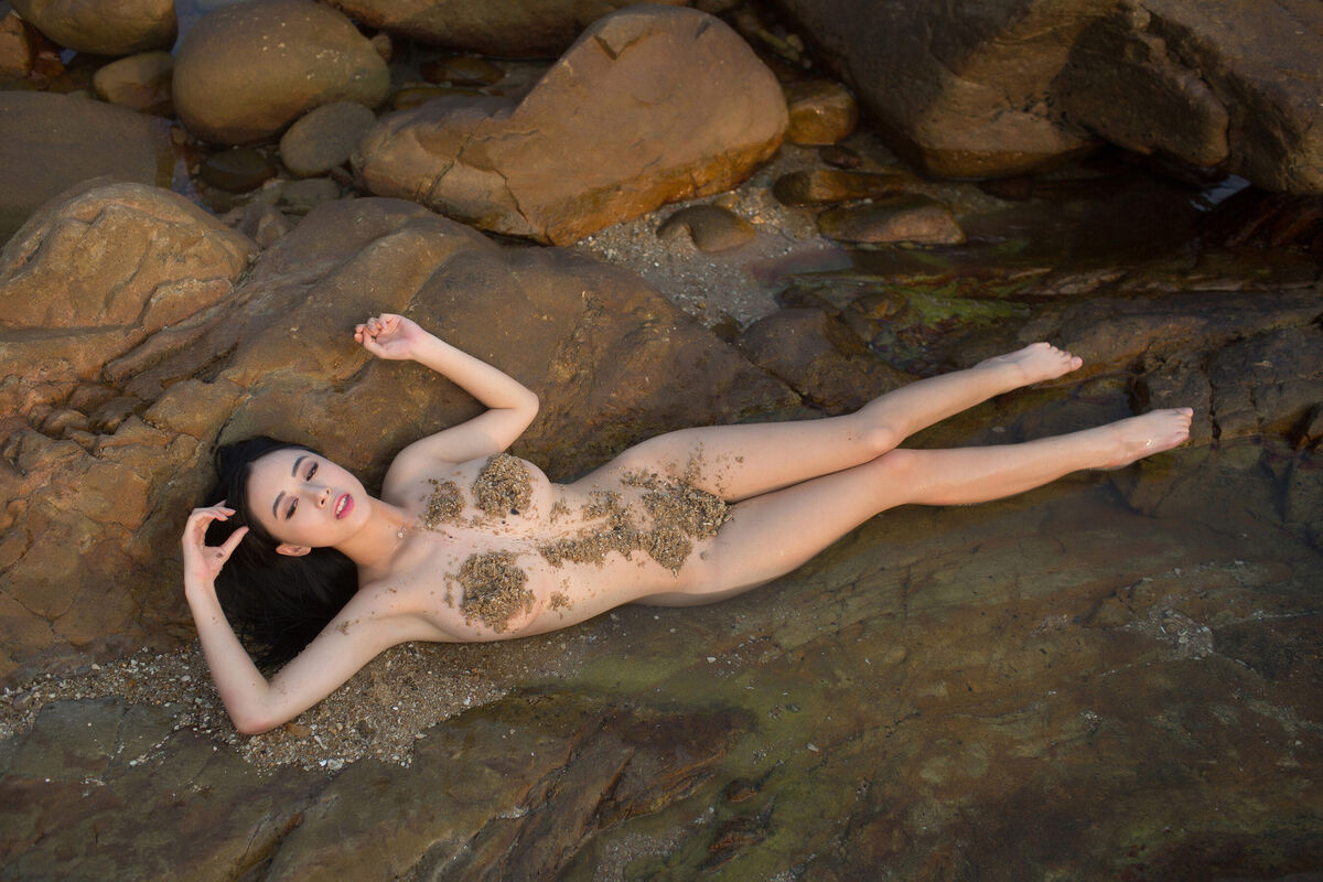 Private Photoshoot 黄可人 - 纯欲女神 户外海边私拍 Part05