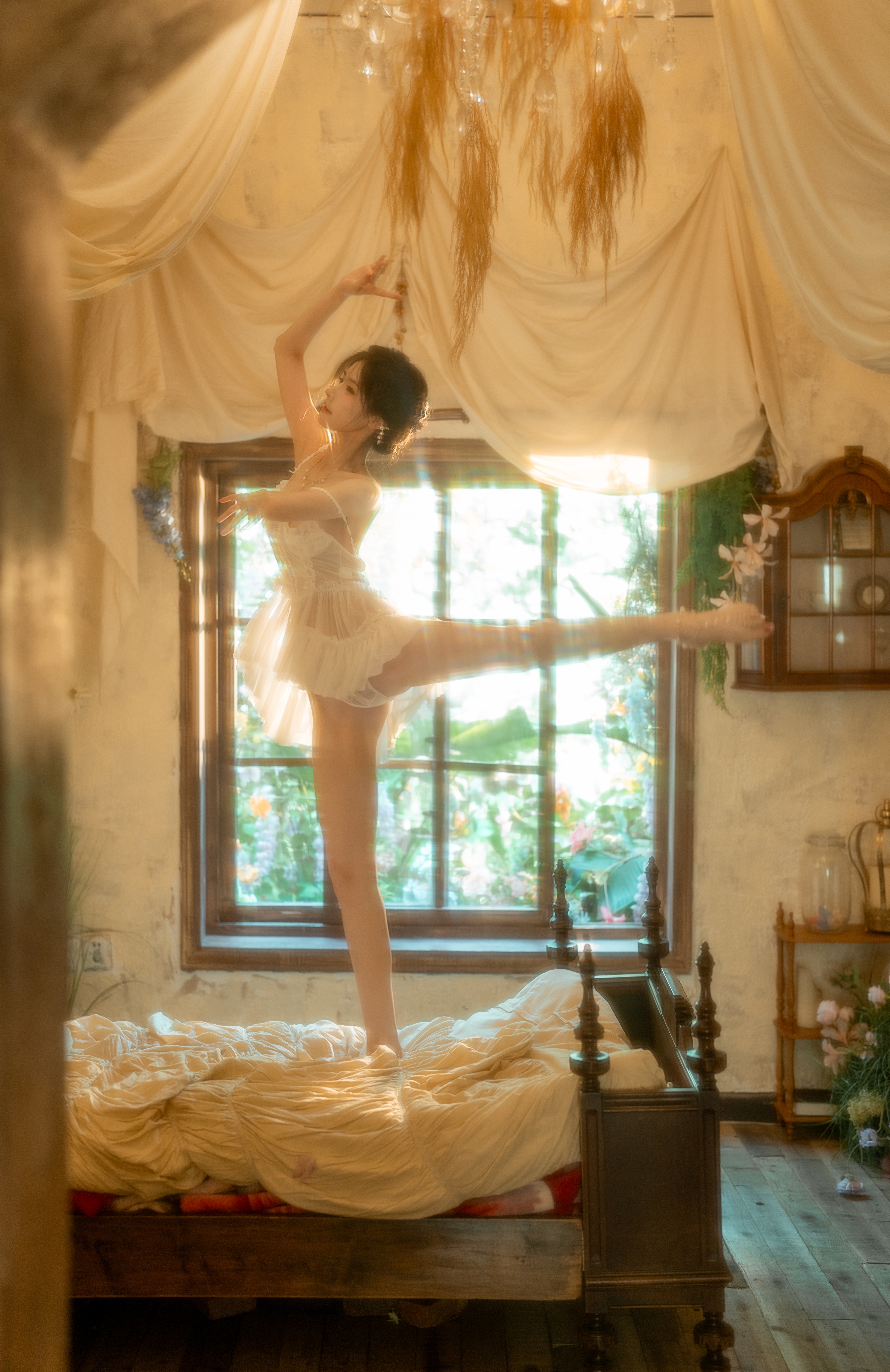 [Cosplay] 橙子喵酱 - 会员花絮 橙子小白裙