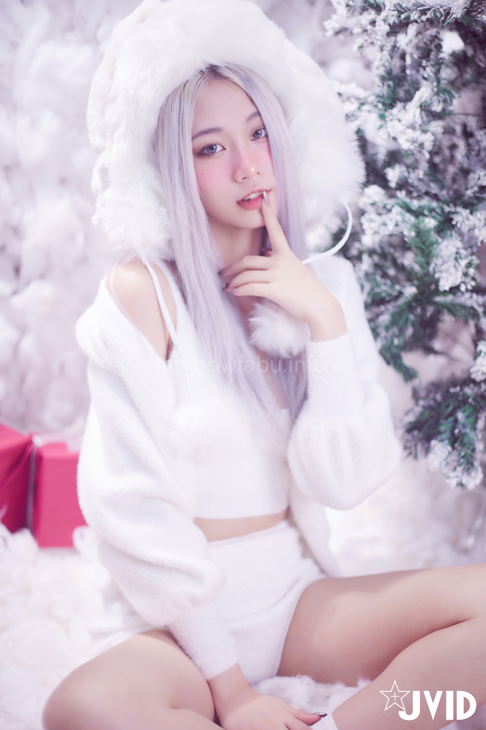 [JVID] Verna – 性感的愛死寂寞人雪女Verna陪你度過聖誕寒冬