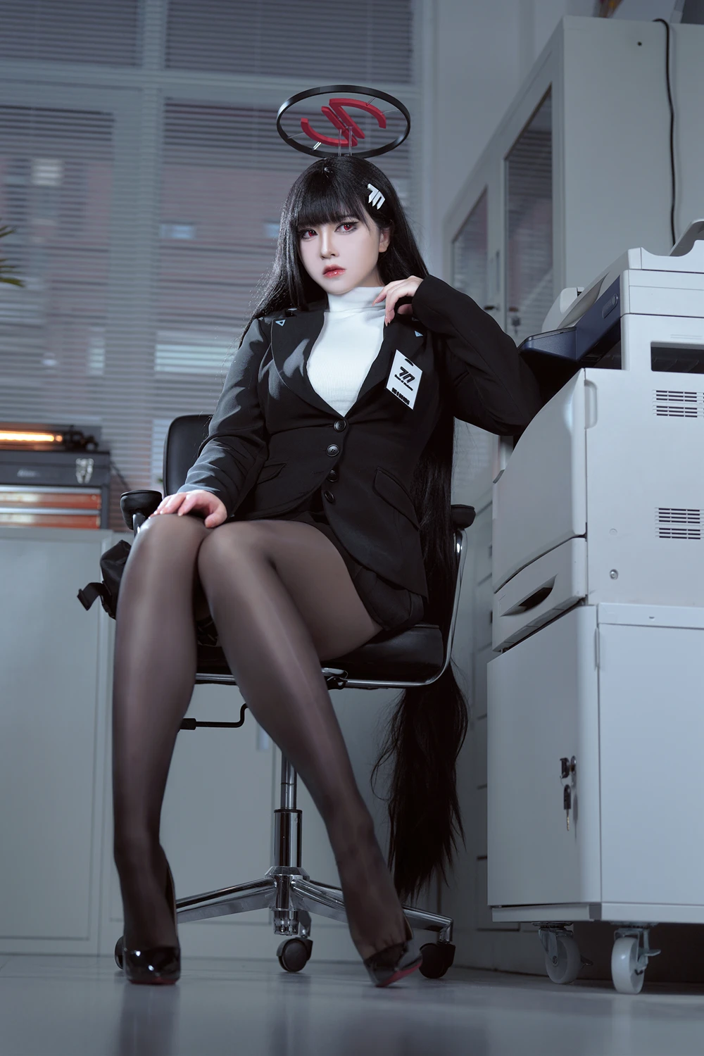 Cosplay 半半子Banbanko – 碧蓝档案 调月莉音