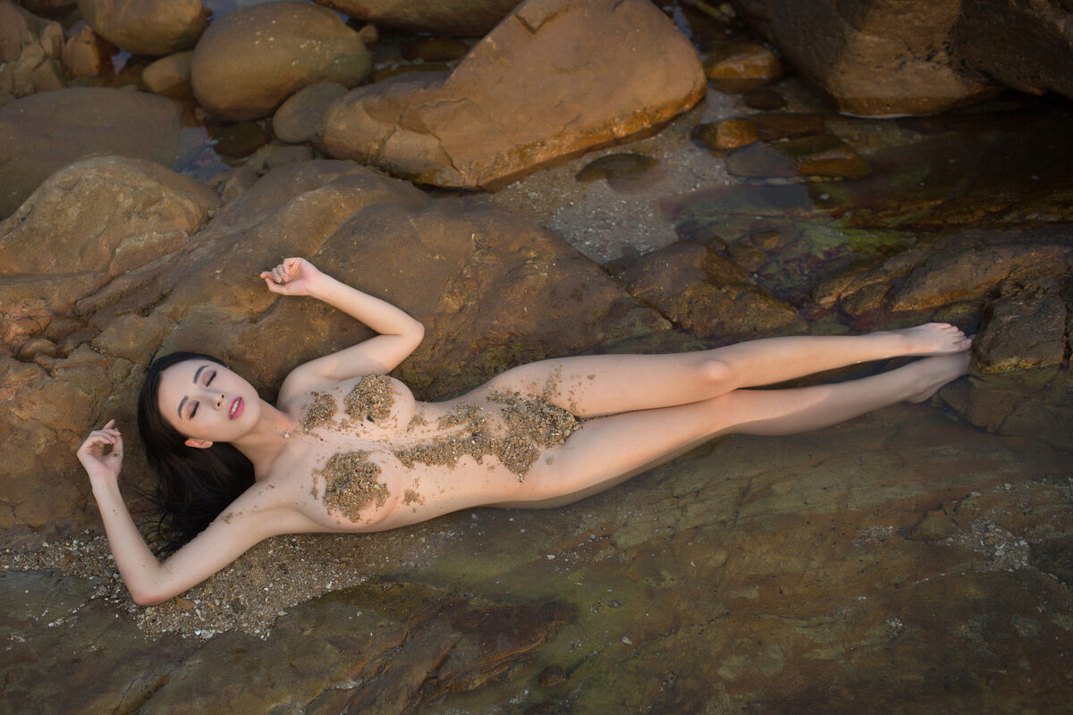 Private Photoshoot 黄可人 - 纯欲女神 户外海边私拍 Part05