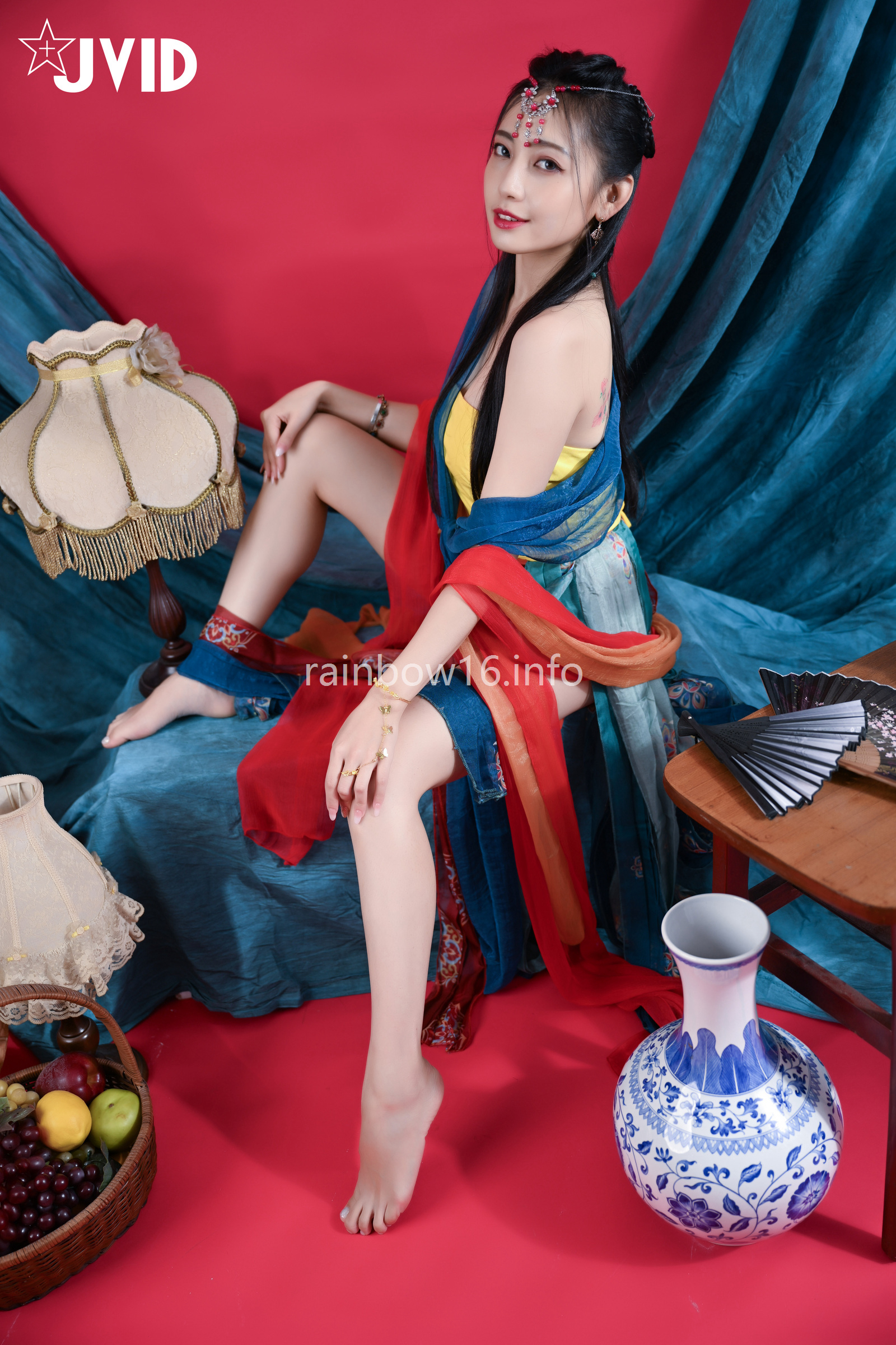 [JVID] 夏暮光 – 女神暮光敦煌風格造型服飾首度嘗試,飛越天際穿梭時空與你來場空前未有的愛戀滋味～
