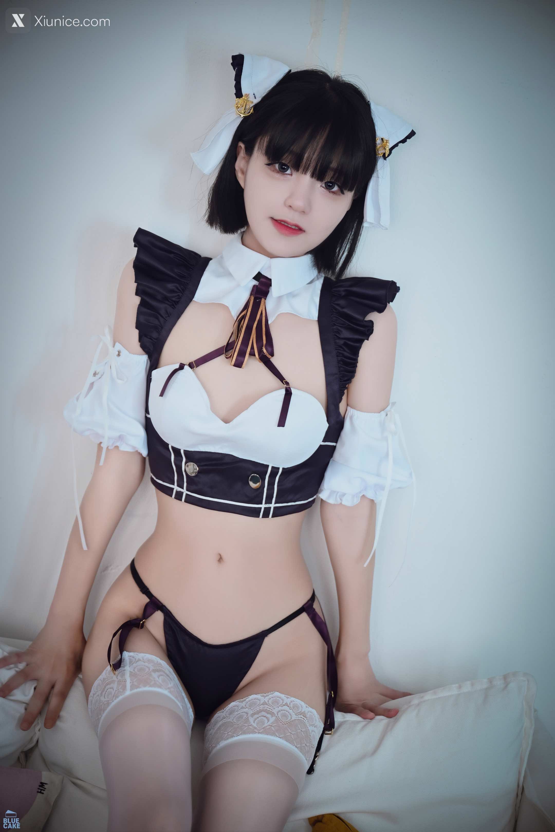 BLUECAKE Jeong Jenny (정제니) – Maid Cosplay 4K