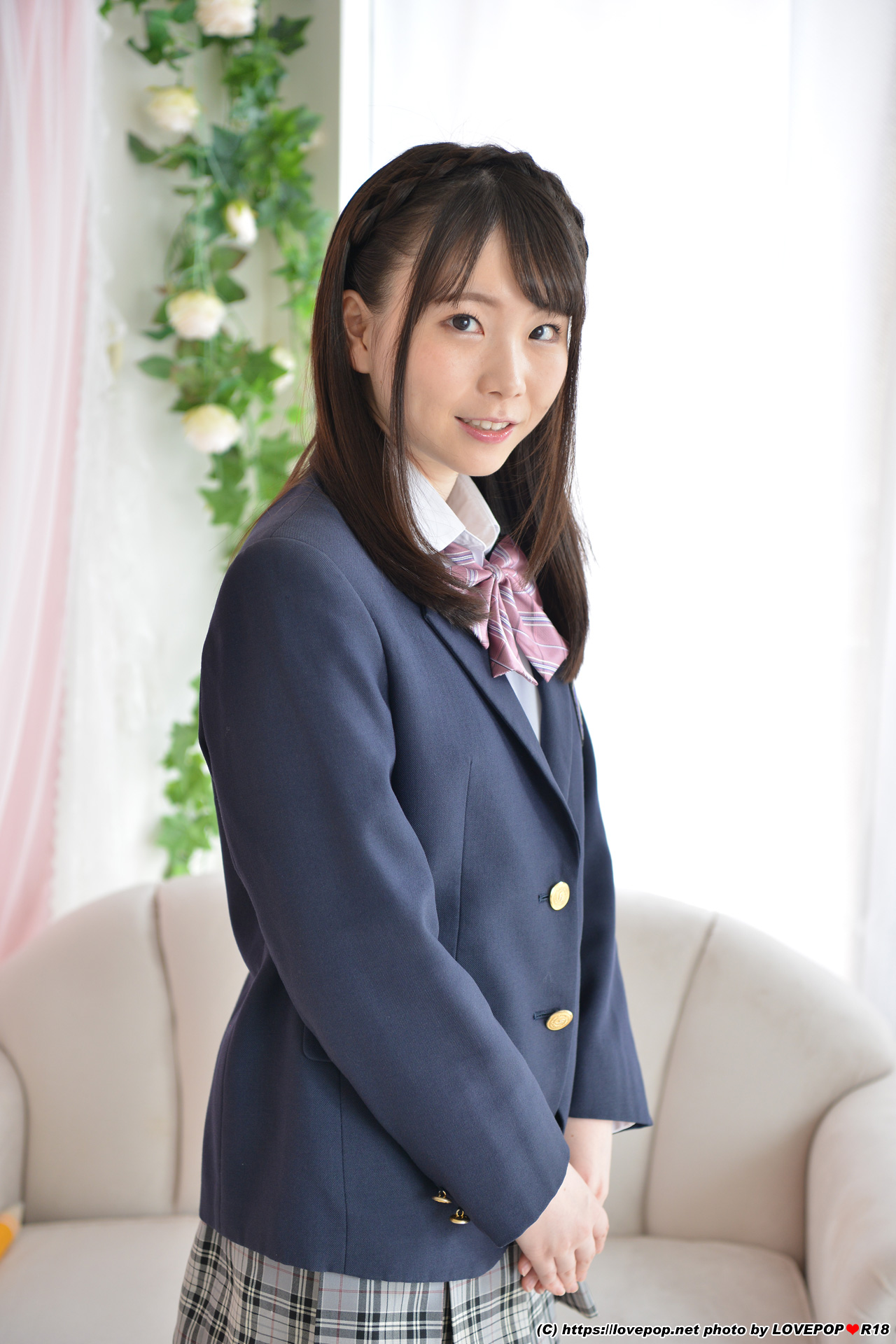 [Lovepop] Kozue Fujita 藤田こずえ - No.L-0690 Photoset #006 School Uniform (Blazer)