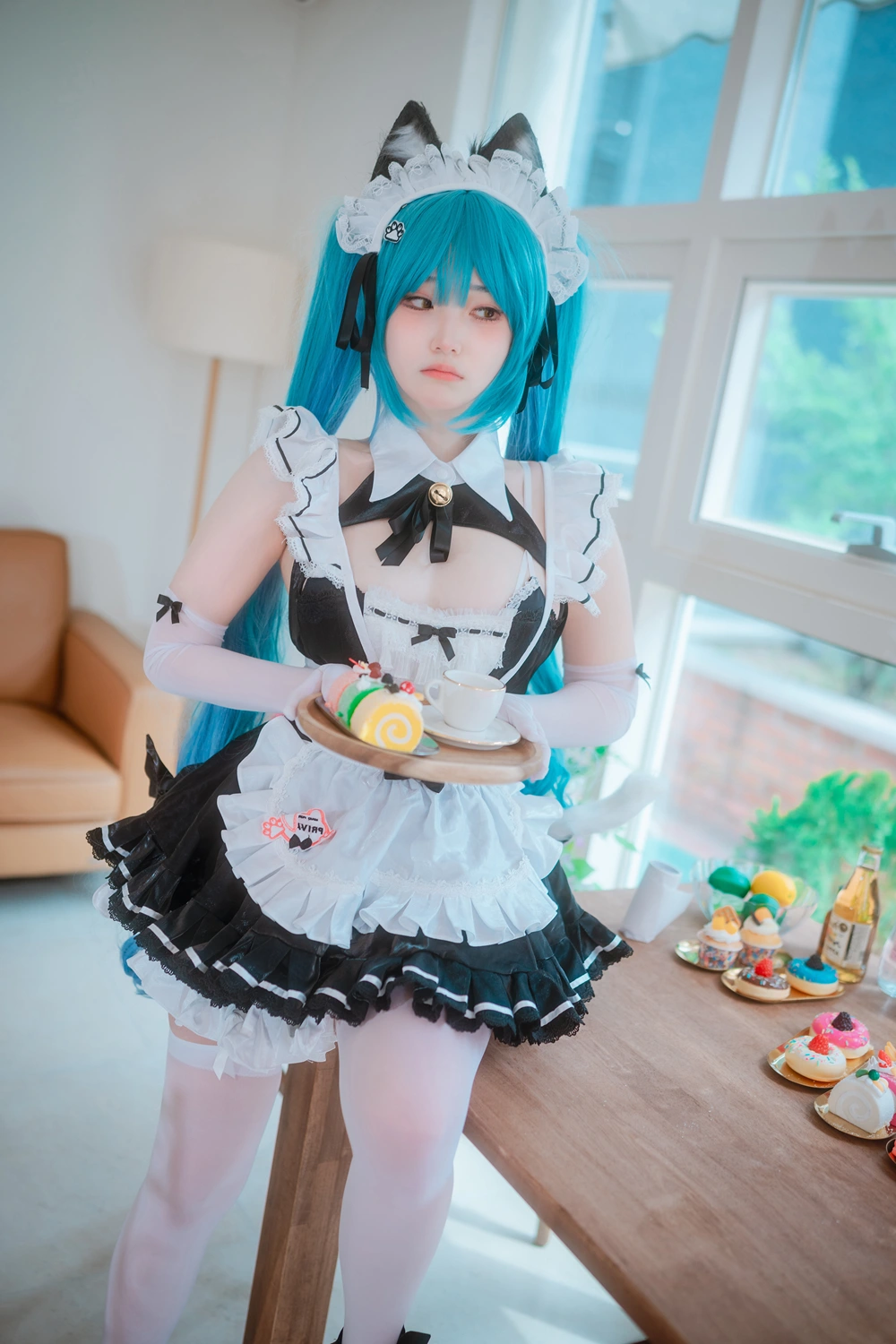 Bambi 밤비, DJAWA 「Nikke Privaty Unkind Maid」 Set.02