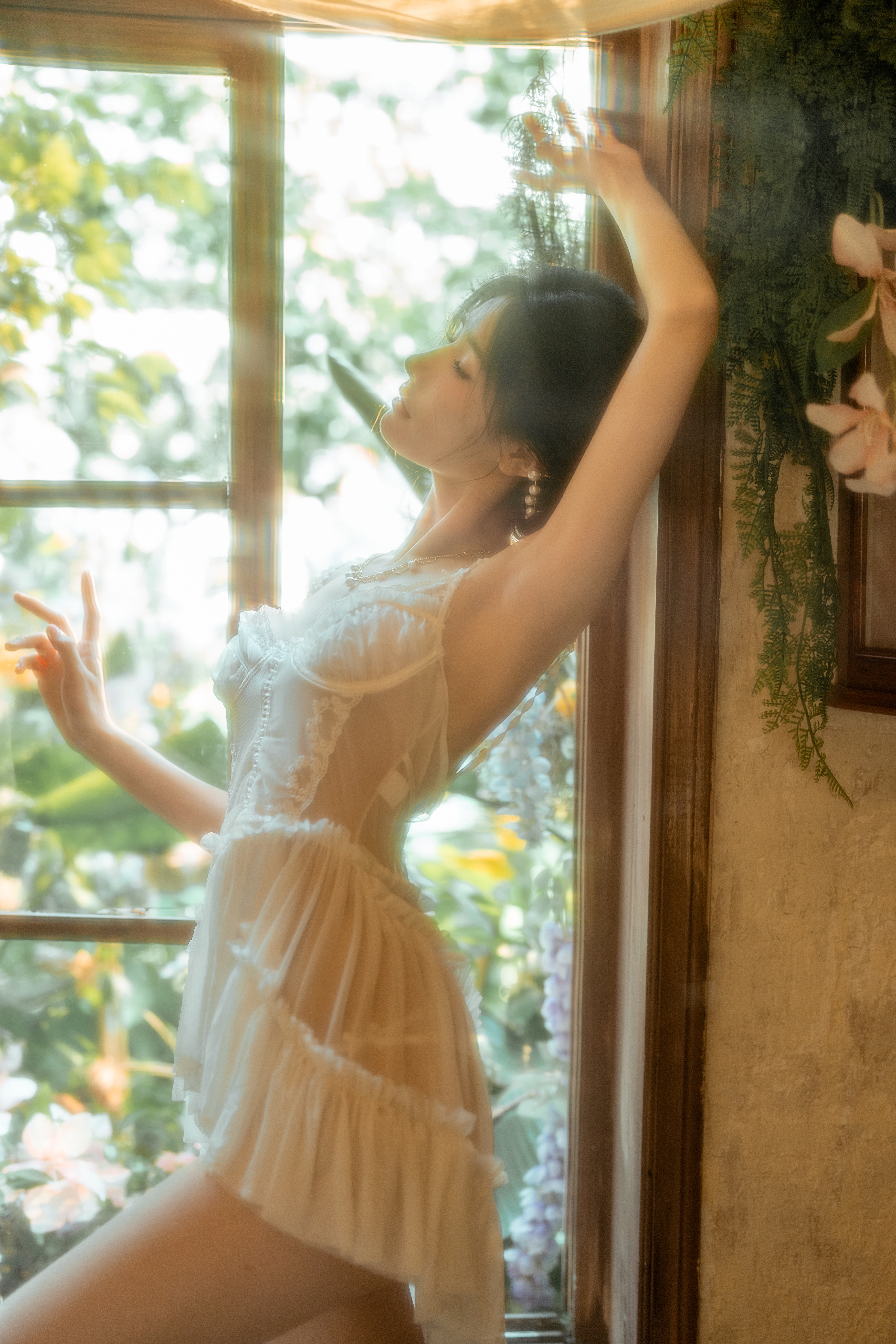 [Cosplay] 橙子喵酱 - 会员花絮 橙子小白裙