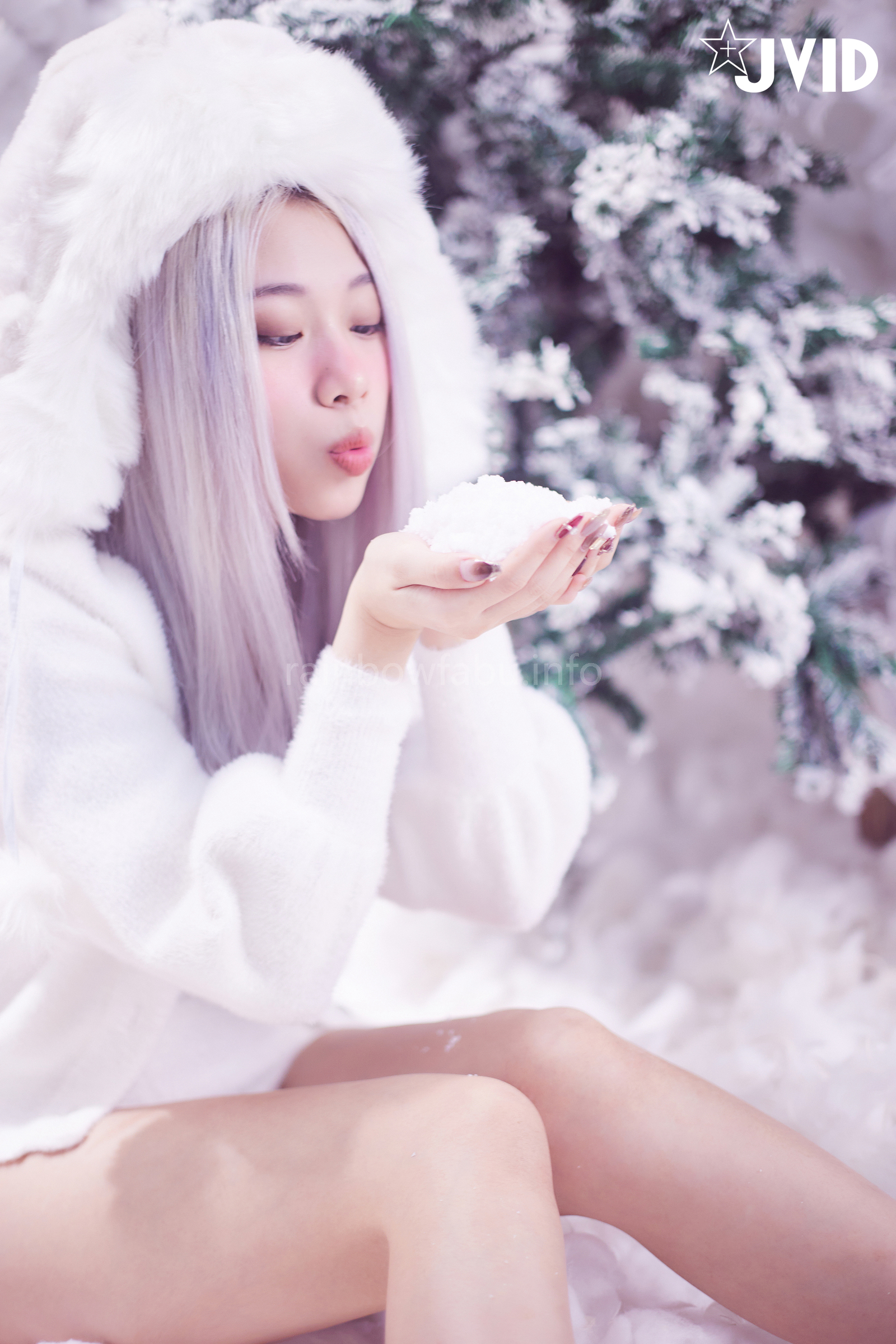 [JVID] Verna – 性感的愛死寂寞人雪女Verna陪你度過聖誕寒冬