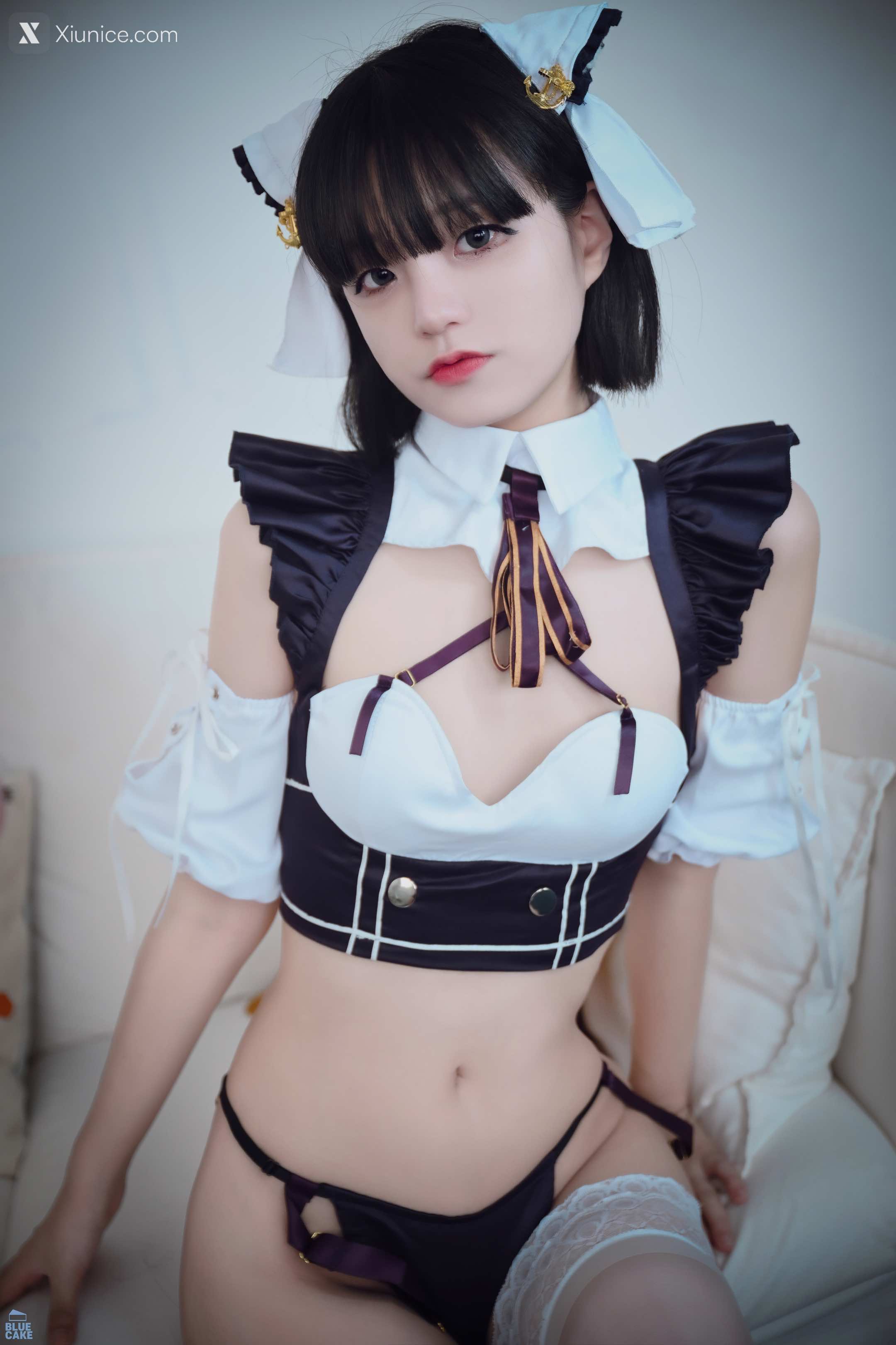 BLUECAKE Jeong Jenny (정제니) – Maid Cosplay 4K