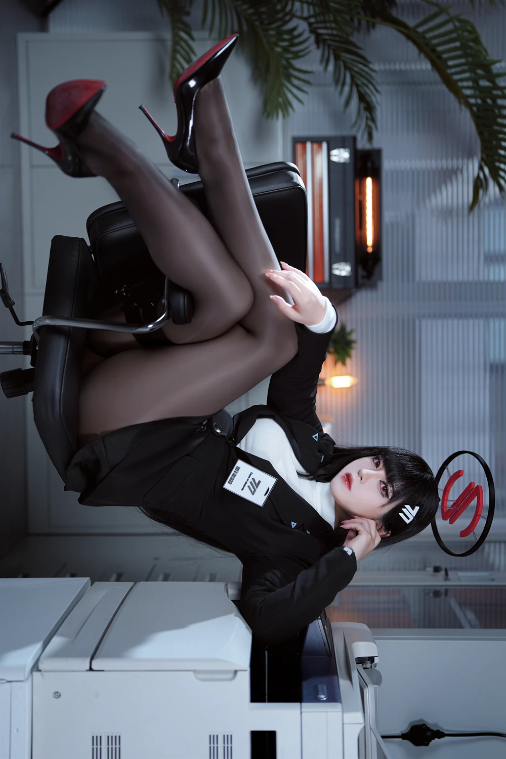 Cosplay 半半子Banbanko – 碧蓝档案 调月莉音
