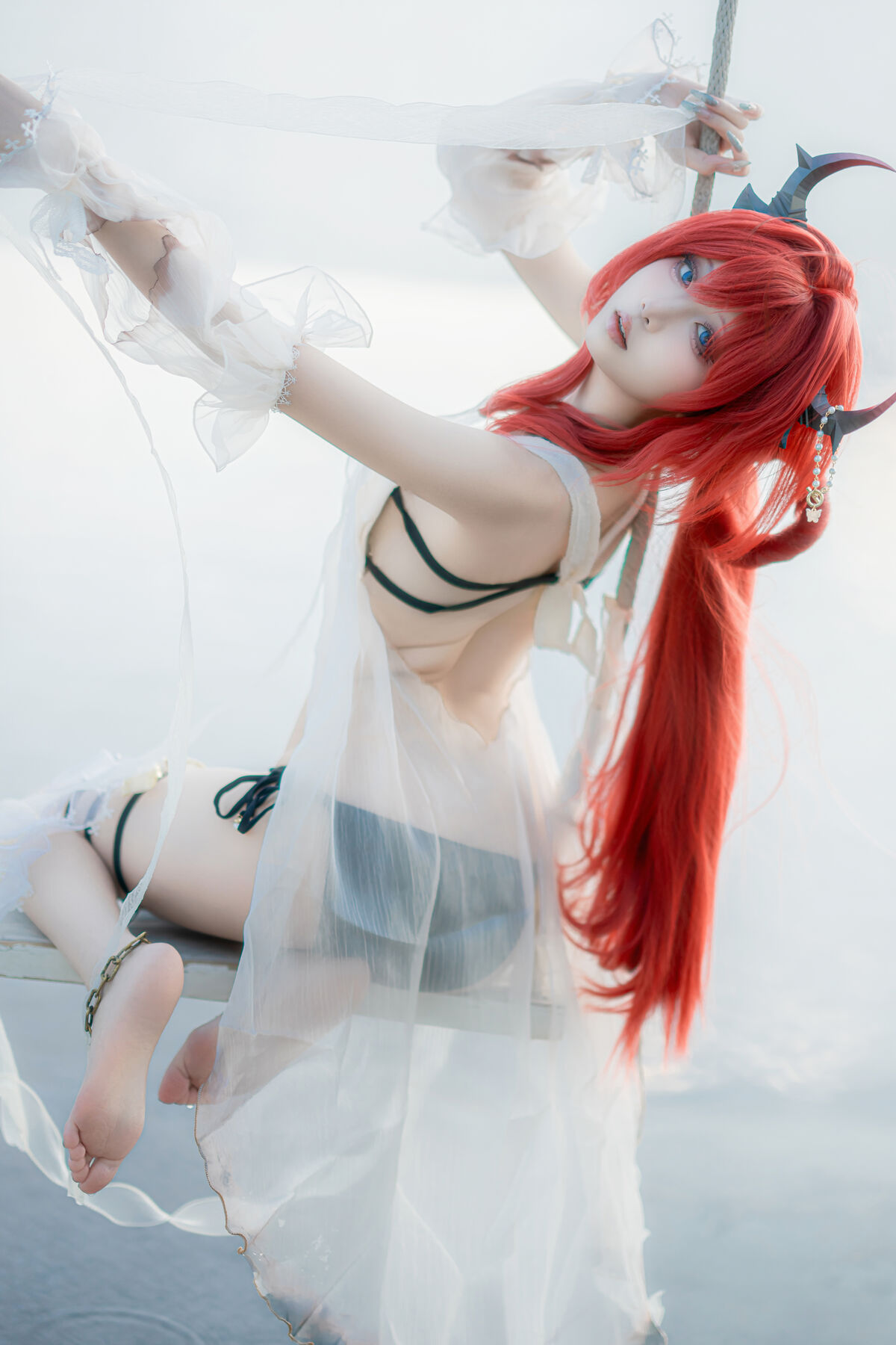 Coser@纸悦Etsu_ko - 明日方舟 史尔特尔 泳装 2 Coser@纸悦Etsu_ko - 明日方舟 史尔特尔 泳装