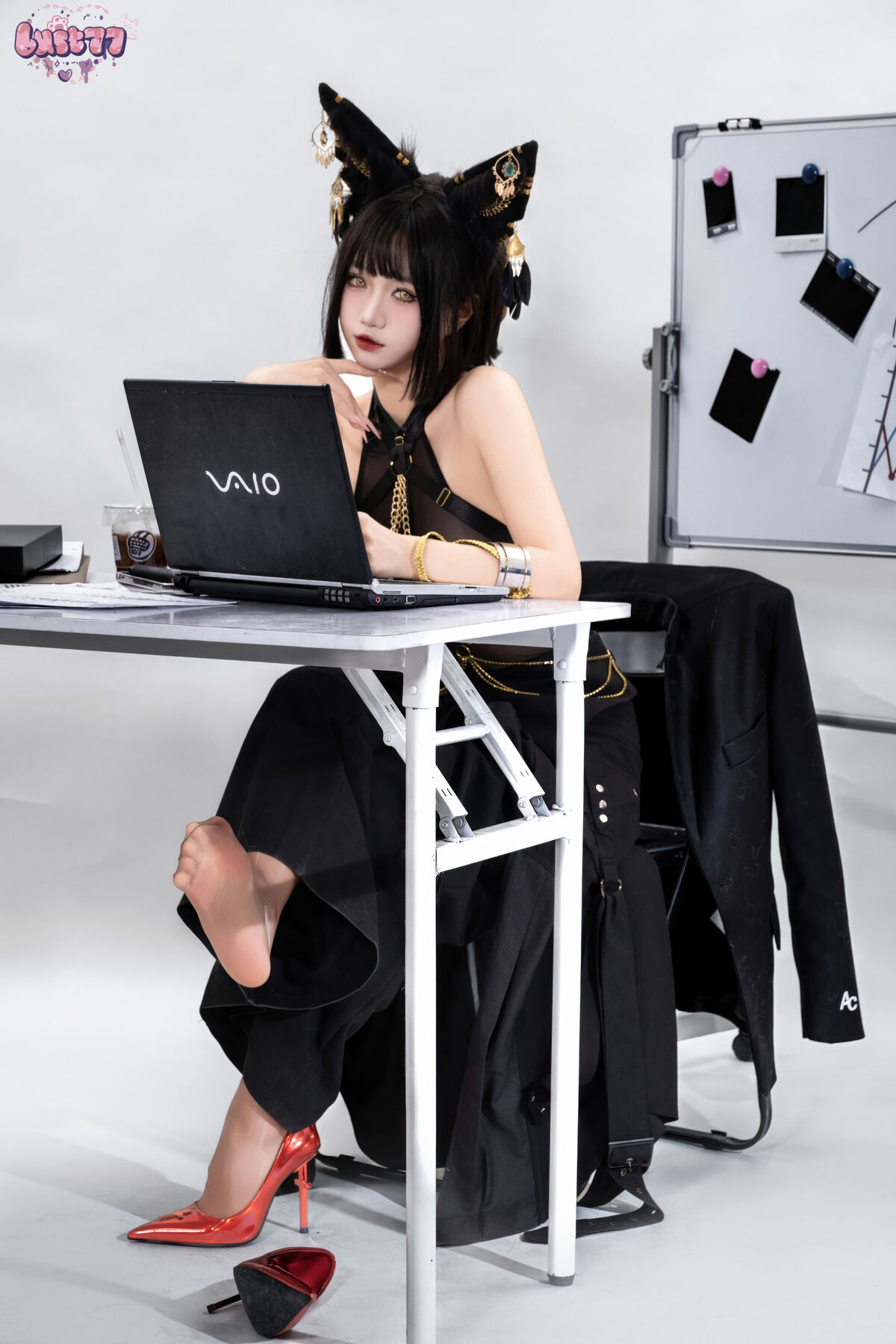 Coser@柒柒要乖哦 - 黑-阿努比斯 Part02 2 Coser@柒柒要乖哦 - 黑-阿努比斯 Part02