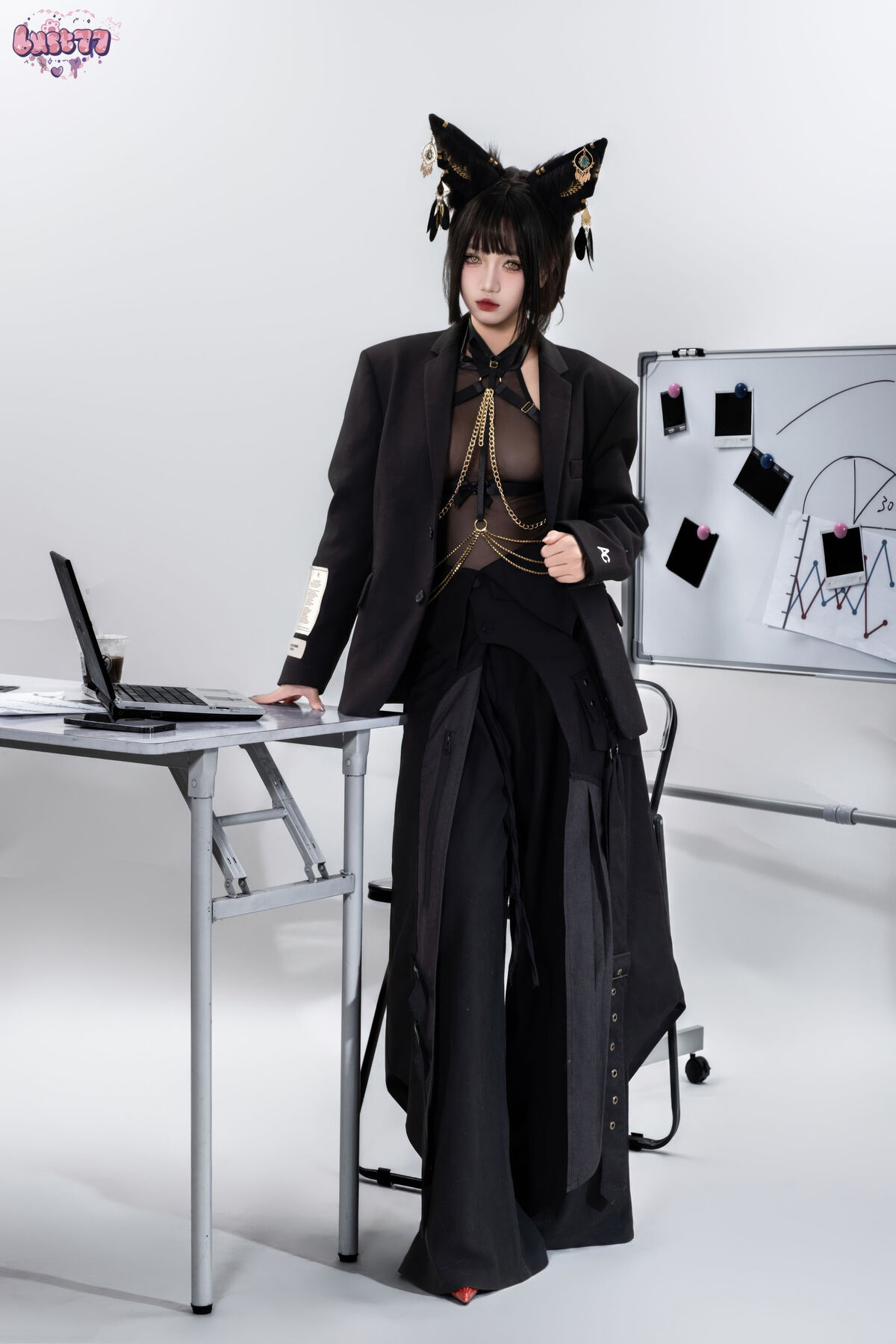 Coser@柒柒要乖哦 - 黑-阿努比斯 Part01 2 Coser@柒柒要乖哦 - 黑-阿努比斯 Part01