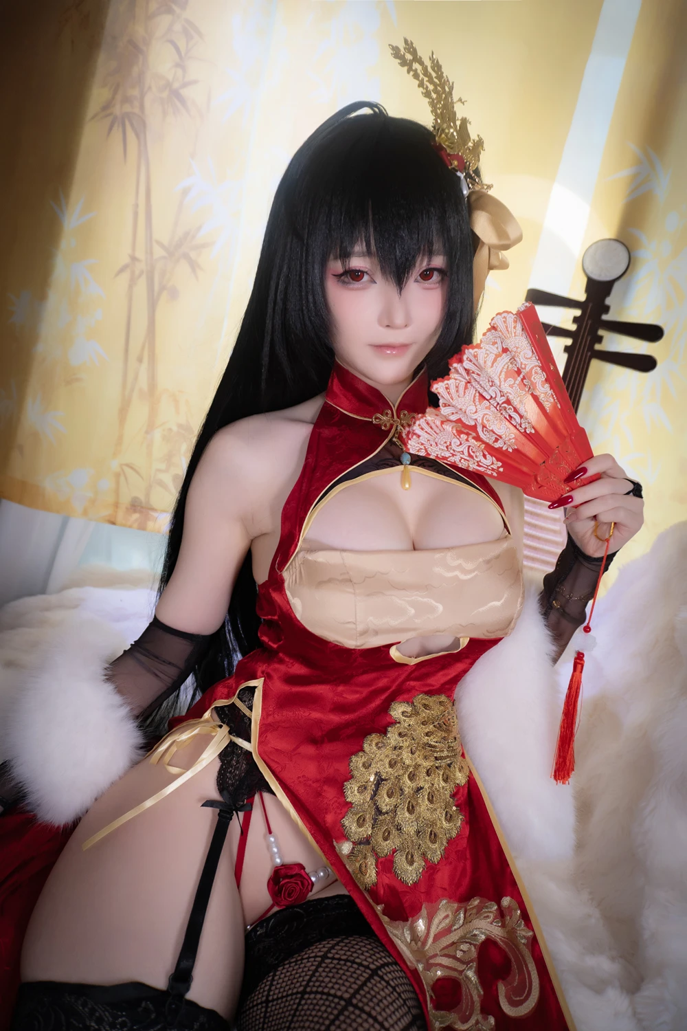 Cosplay 一小央泽 – 大凤旗袍 2 Cosplay 一小央泽 – 大凤旗袍
