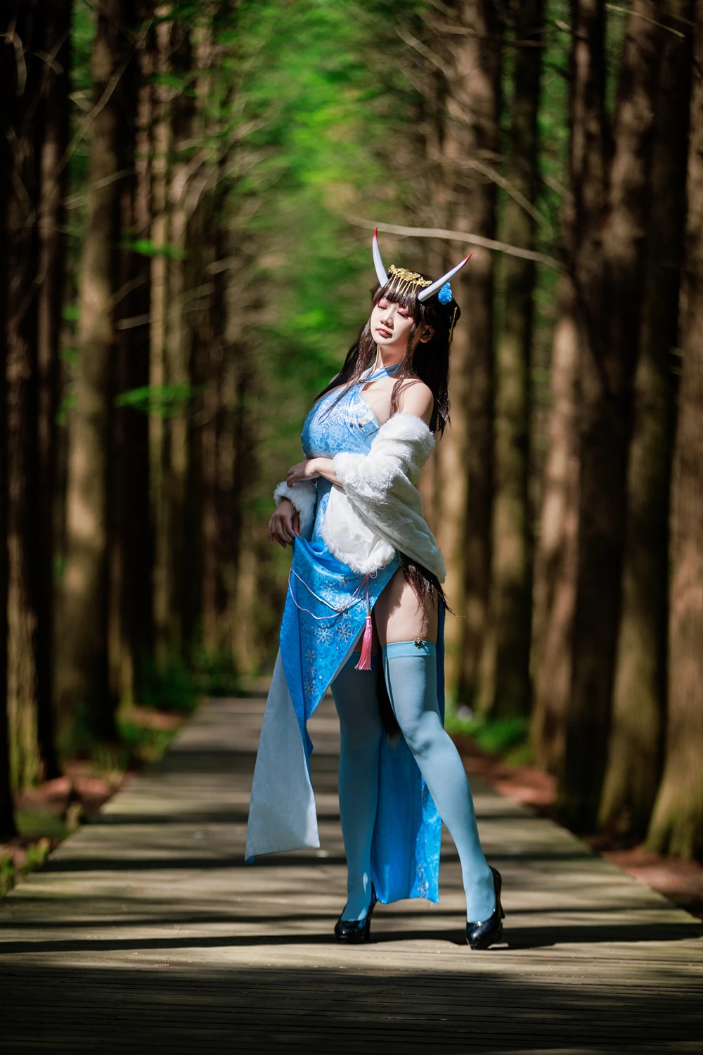 Cosplay 阿雪雪 – 能代旗袍 2 Cosplay 阿雪雪 – 能代旗袍