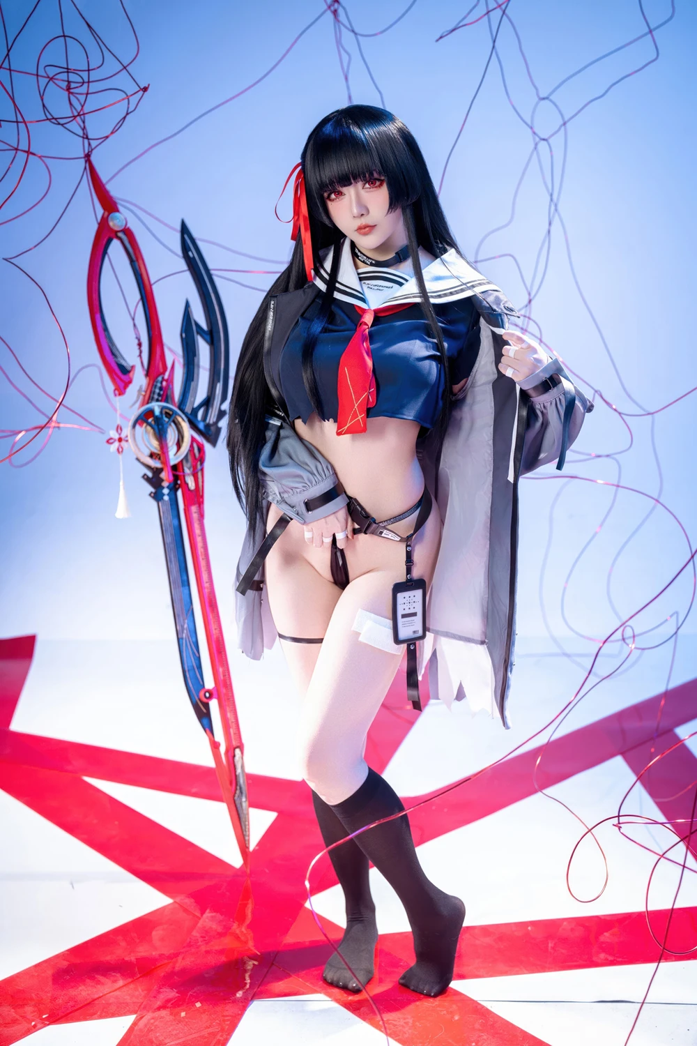Cosplay 星之迟迟Hoshilily – 鸣潮 千咲 JK 2 Cosplay 星之迟迟Hoshilily – 鸣潮 千咲 JK