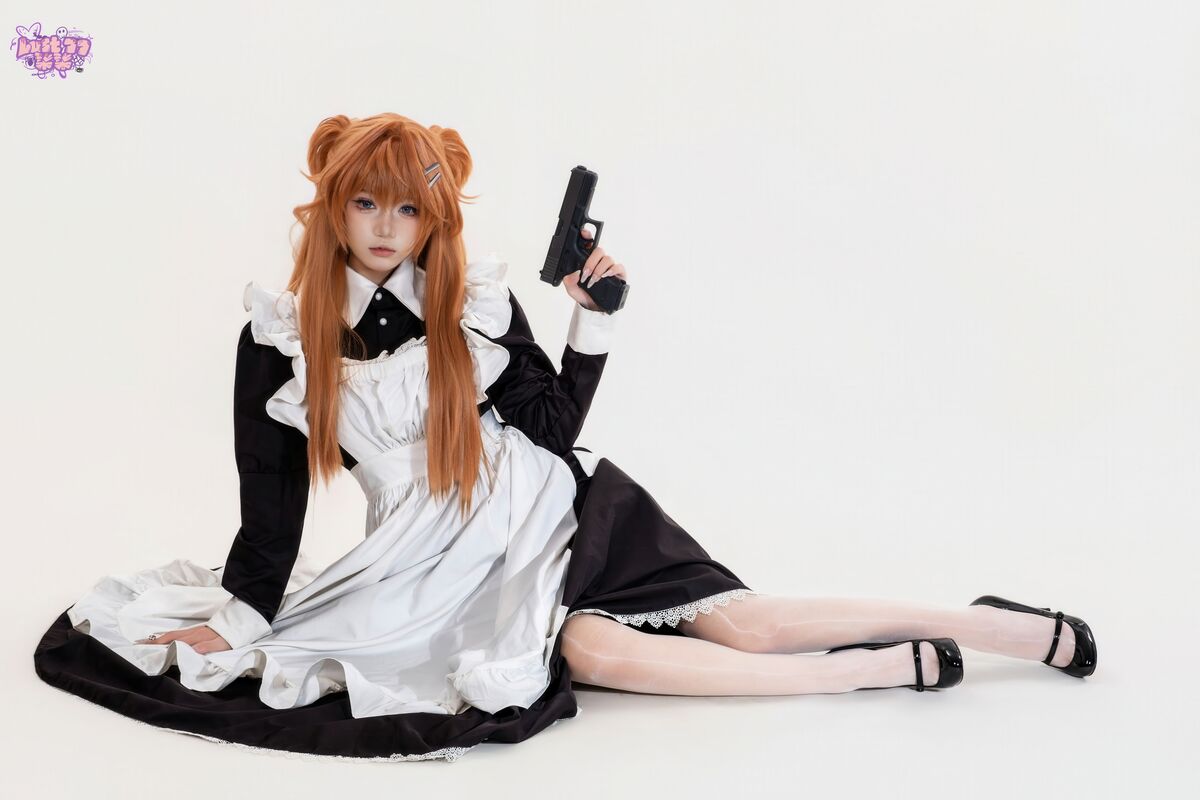 Coser@柒柒要乖哦 - EVA 明日香女仆 6 Coser@柒柒要乖哦 - EVA 明日香女仆