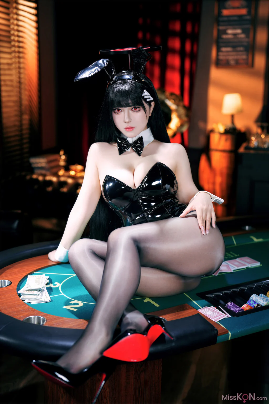 Coser@半半子: 蔚蓝档案 调月莉音兔女郎 2 Coser@半半子: 蔚蓝档案 调月莉音兔女郎