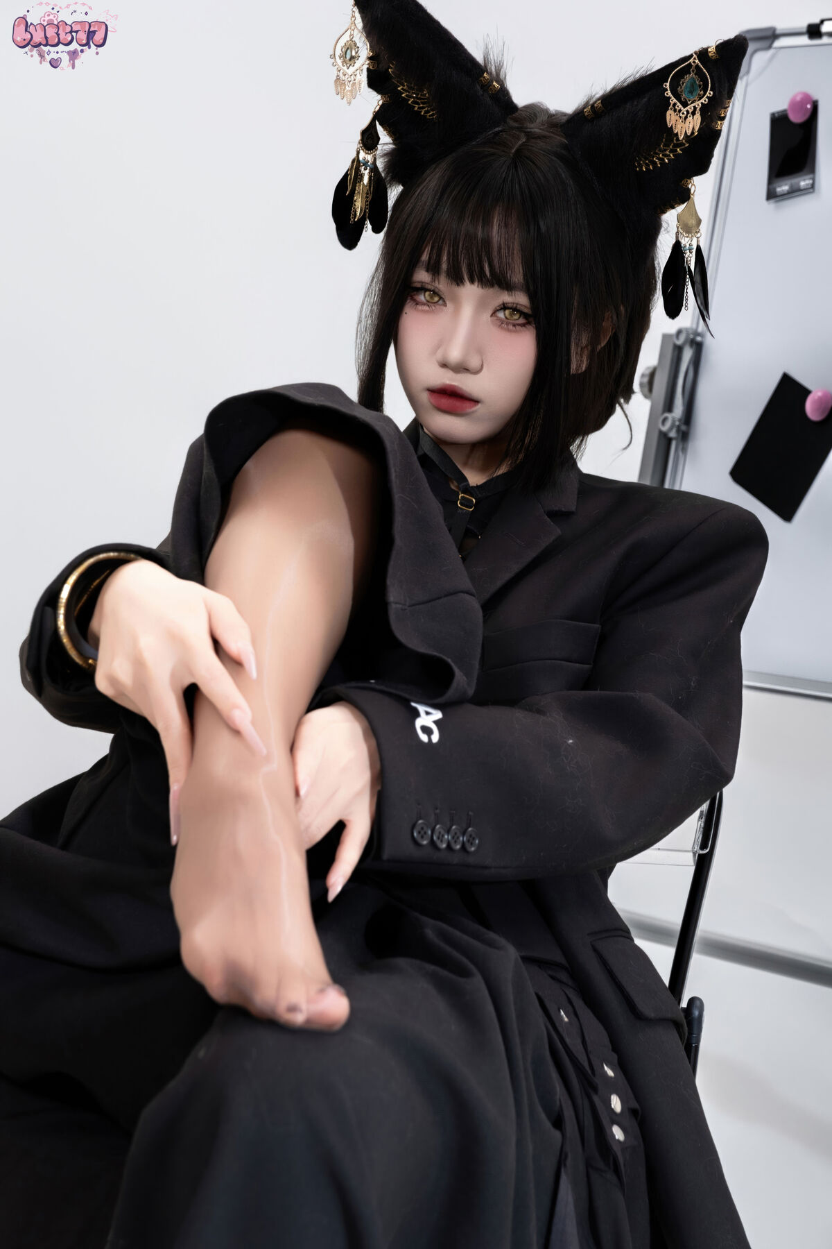 Coser@柒柒要乖哦 - 黑-阿努比斯 Part01 6 Coser@柒柒要乖哦 - 黑-阿努比斯 Part01
