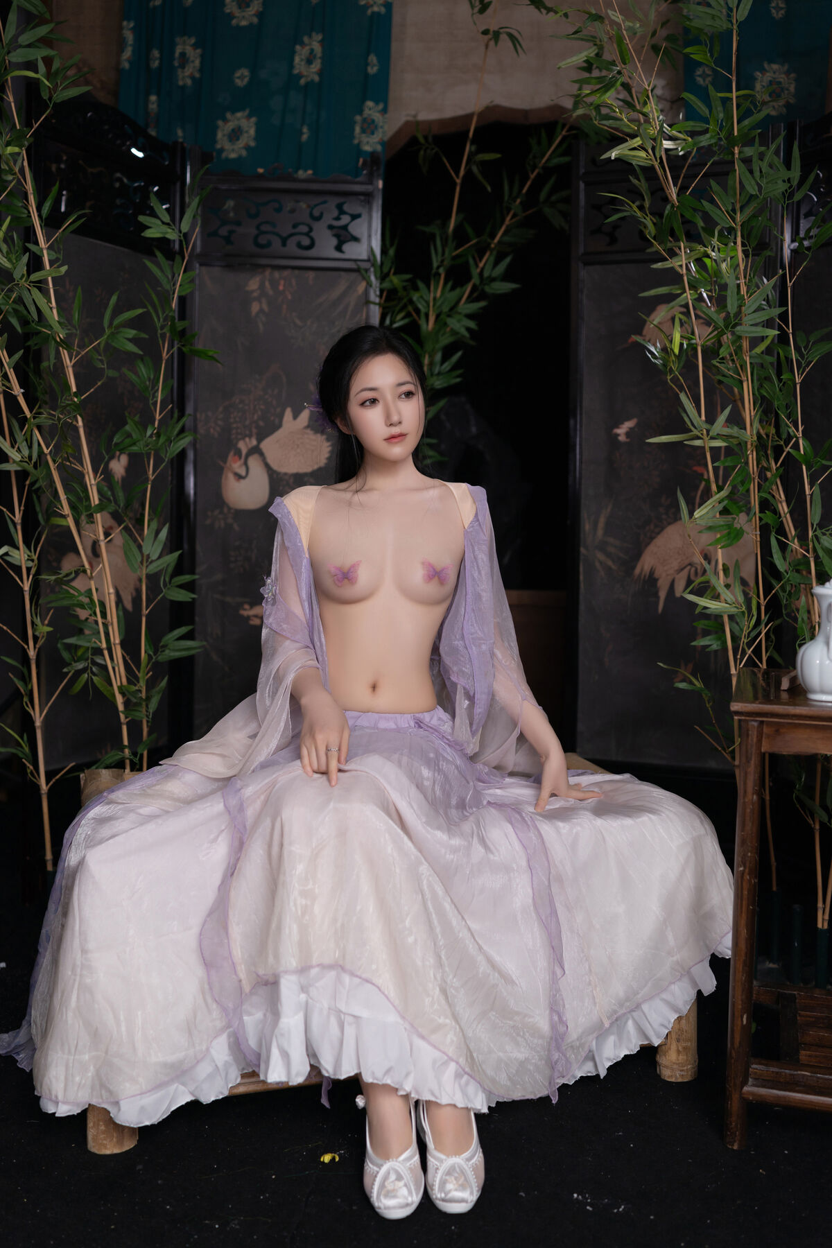 内购无水印 Yu Zi Jiang Fish 鱼子酱Fish - 秀人网模特 蝴蝶 Part01 12 内购无水印 Yu Zi Jiang Fish 鱼子酱Fish - 秀人网模特 蝴蝶 Part01