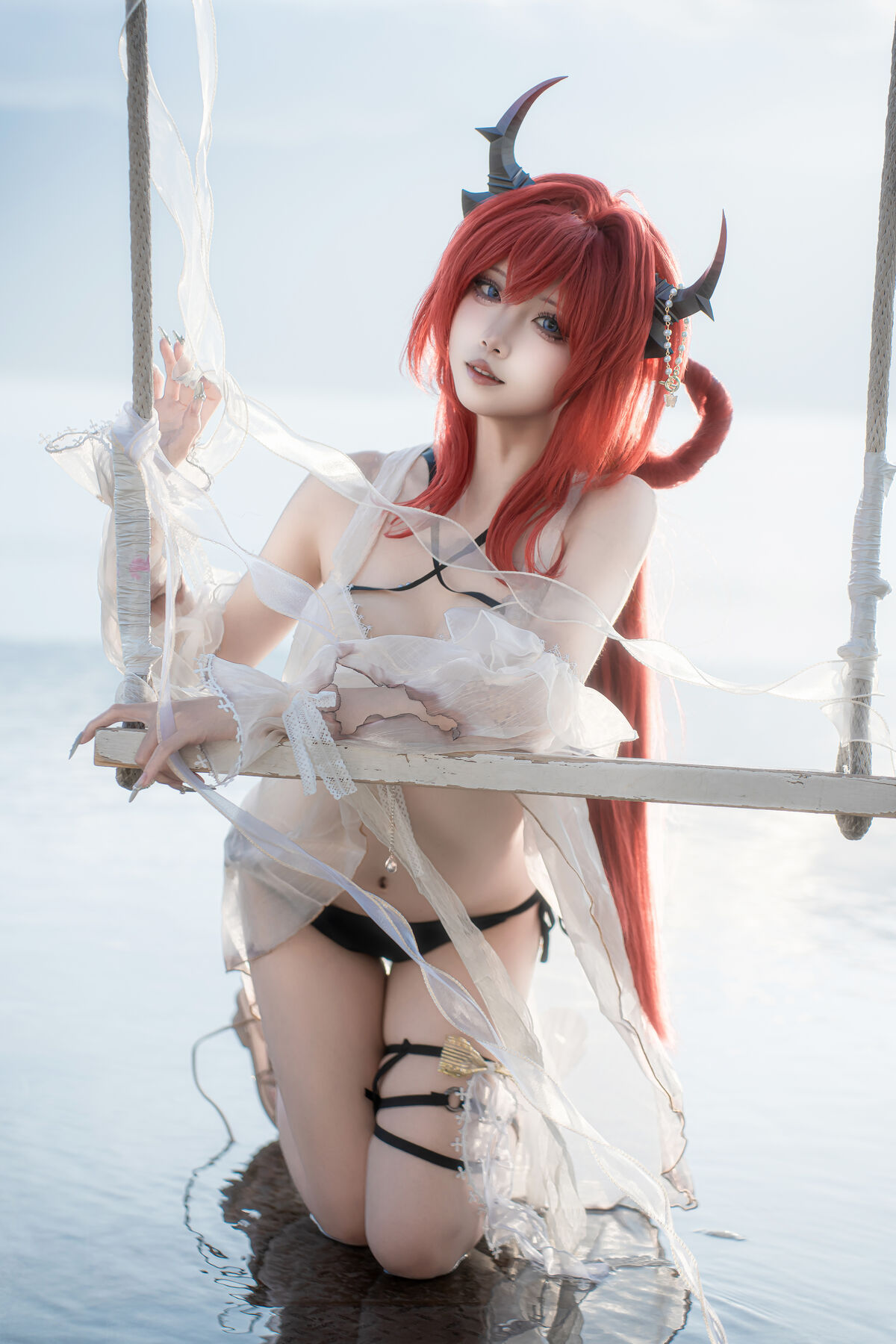Coser@纸悦Etsu_ko - 明日方舟 史尔特尔 泳装 7 Coser@纸悦Etsu_ko - 明日方舟 史尔特尔 泳装