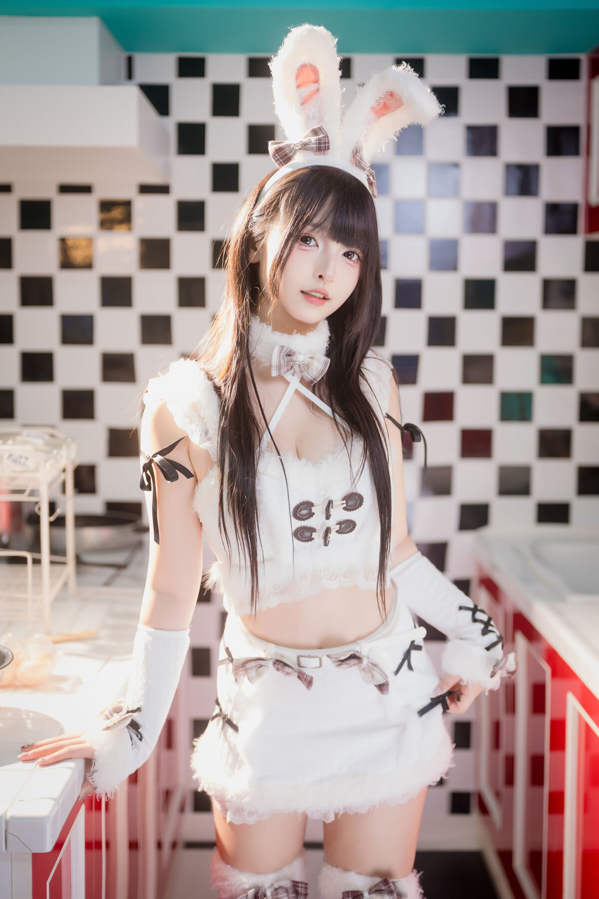 Coser@神楽坂真冬 - 毛绒白兔 20 Coser@神楽坂真冬 - 毛绒白兔