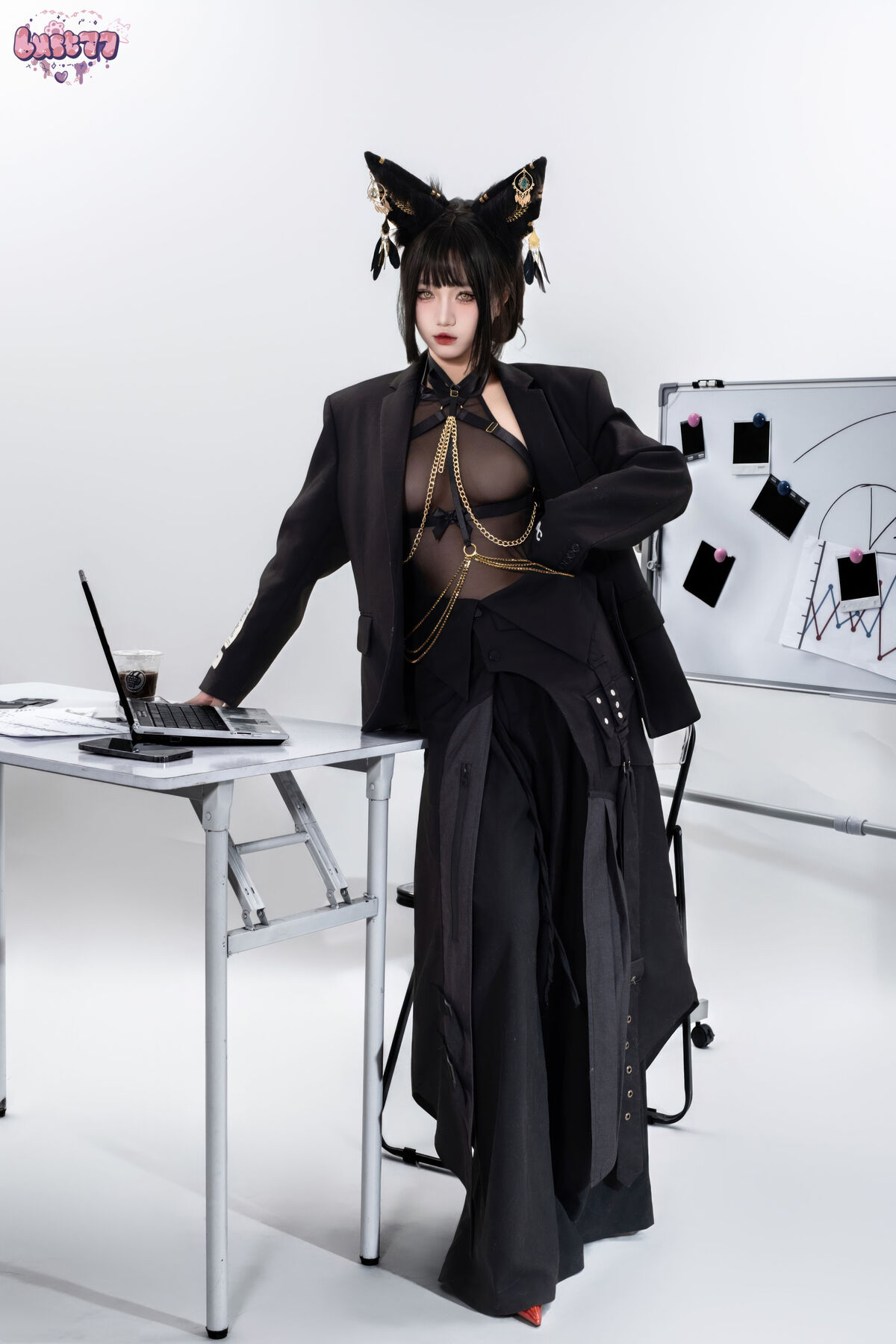 Coser@柒柒要乖哦 - 黑-阿努比斯 Part01 14 Coser@柒柒要乖哦 - 黑-阿努比斯 Part01