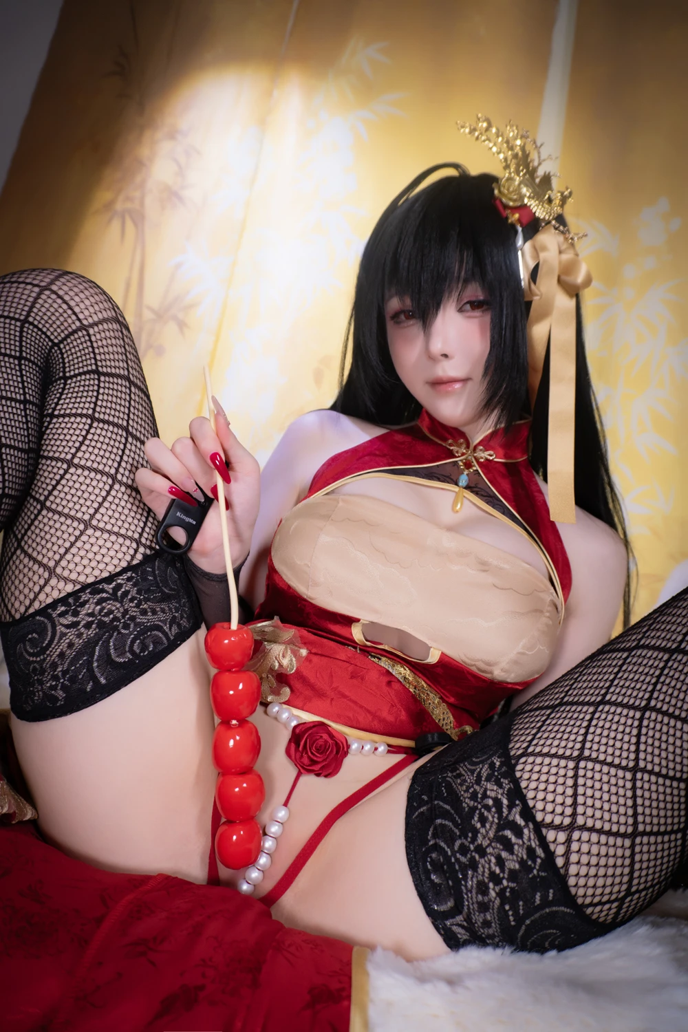 Cosplay 一小央泽 – 大凤旗袍 7 Cosplay 一小央泽 – 大凤旗袍