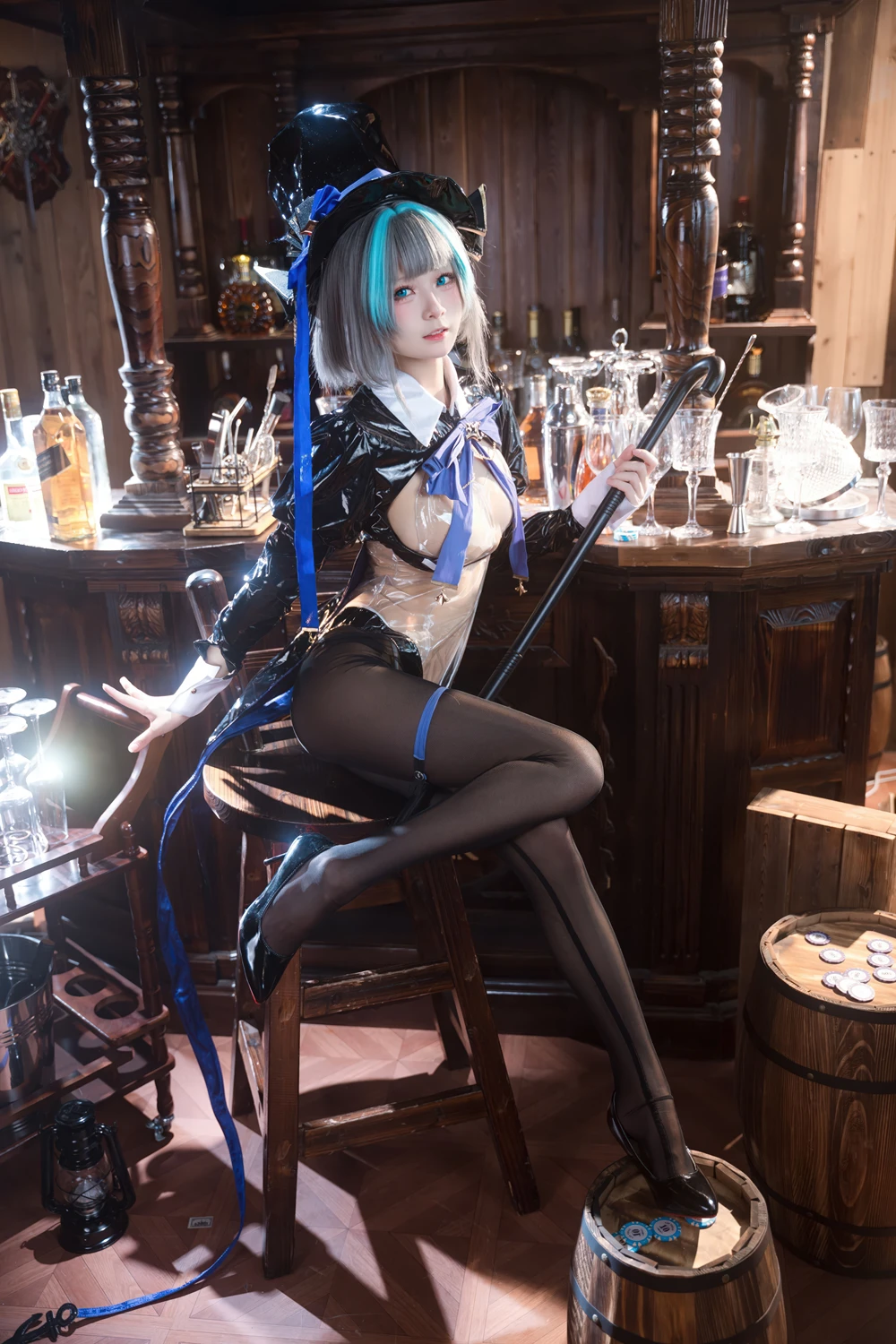 Cosplay 九柒喵 – 碧蓝航线 柴郡兔女郎 3 Cosplay 九柒喵 – 碧蓝航线 柴郡兔女郎