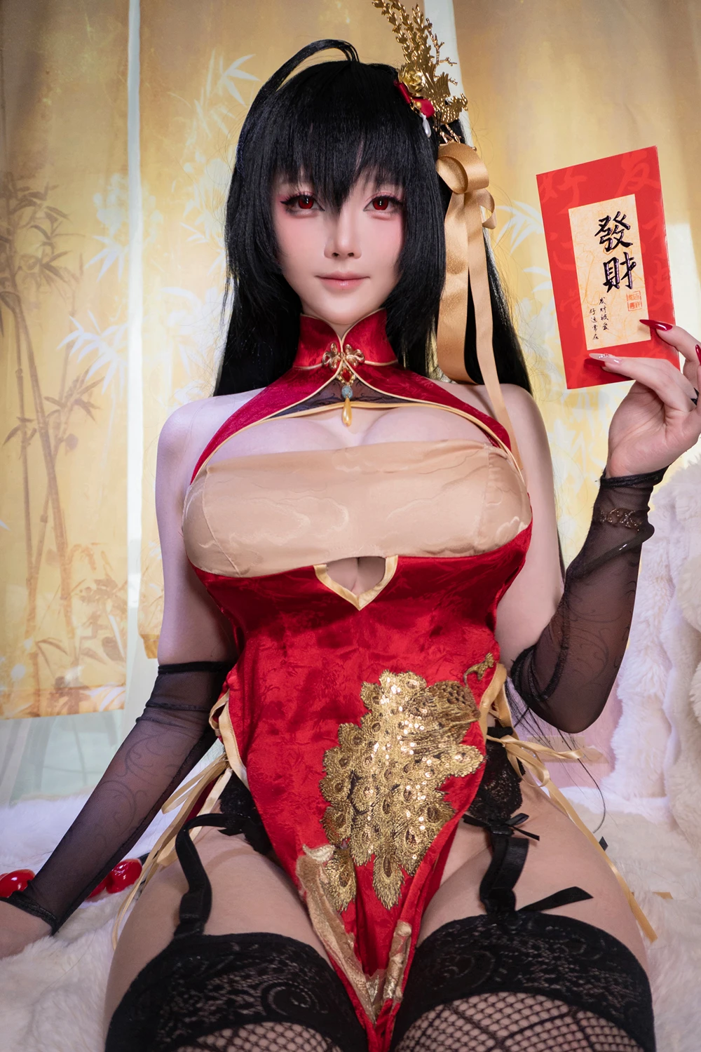 Cosplay 一小央泽 – 大凤旗袍 6 Cosplay 一小央泽 – 大凤旗袍